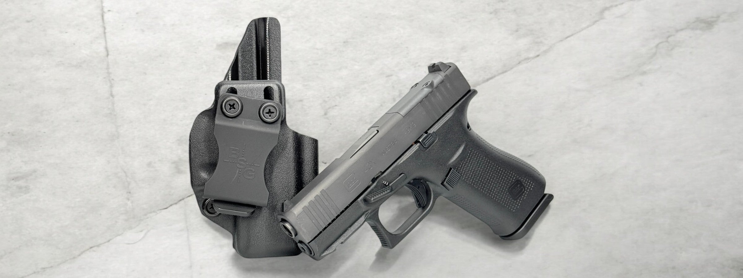 Glock 43X MOS w/ Align Tactical Thumb Rest Holsters