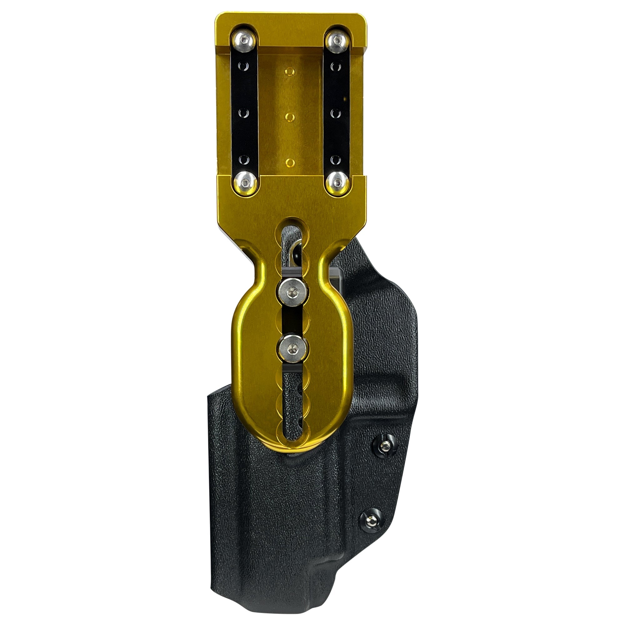Beretta 92XI SAO, SAO Tactical, Squalo 24K Gold Pro Ball Joint Competition Holster