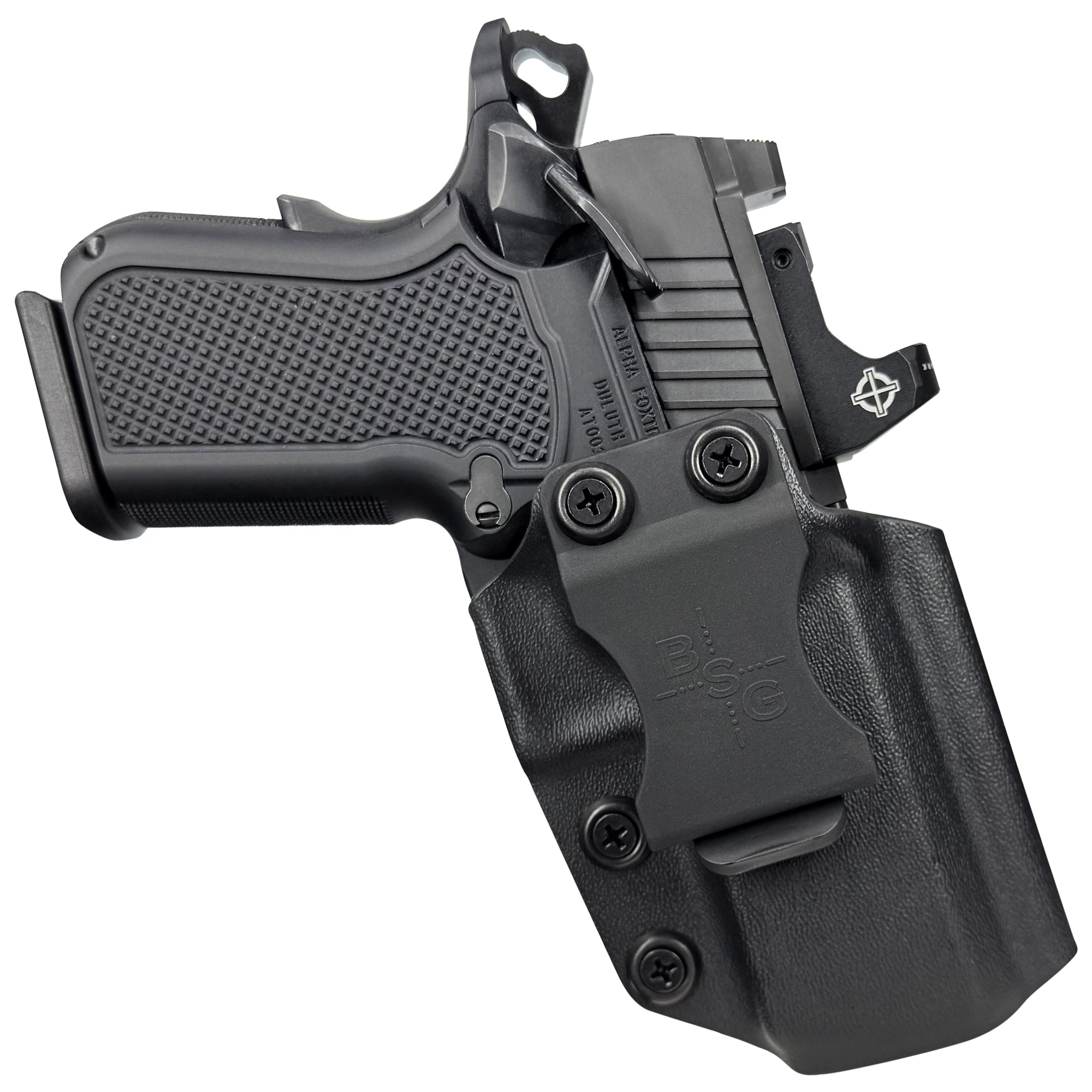 Alpha Foxtrot Attila Inside the Waistband Holster in Black - Front