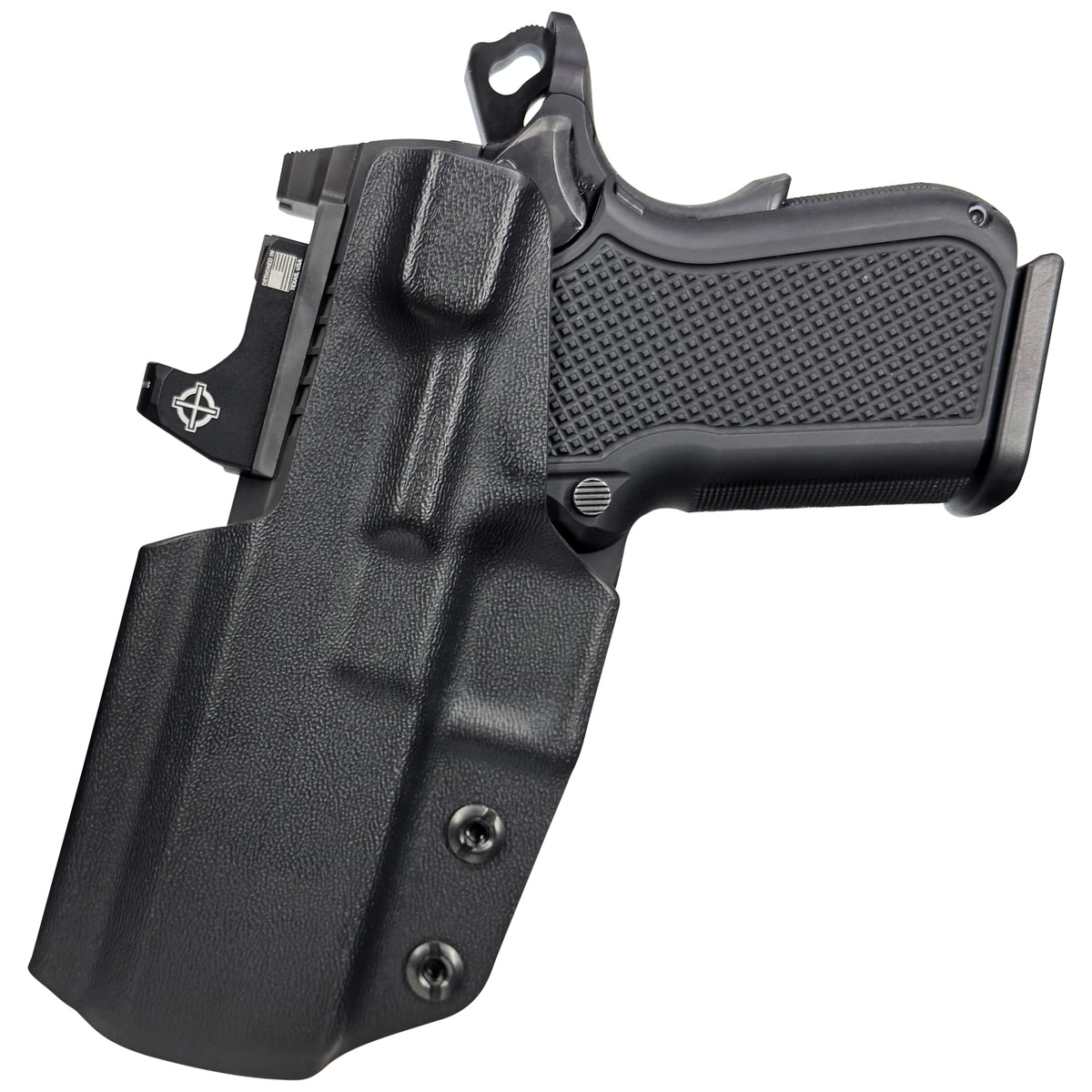 Alpha Foxtrot Attila Inside the Waistband Holster in Black - Rear