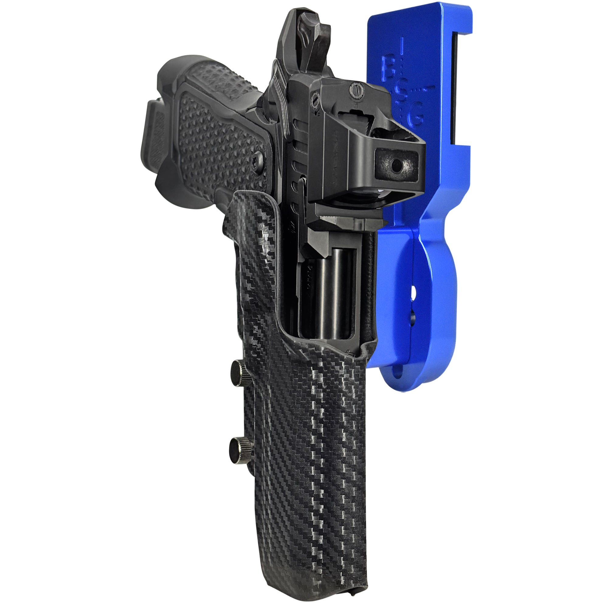 OA Defense 2311 Pro Elite Pro Heavy Duty Competition Holster Pro Heavy Duty Competition Holster Blue / Carbon Fiber