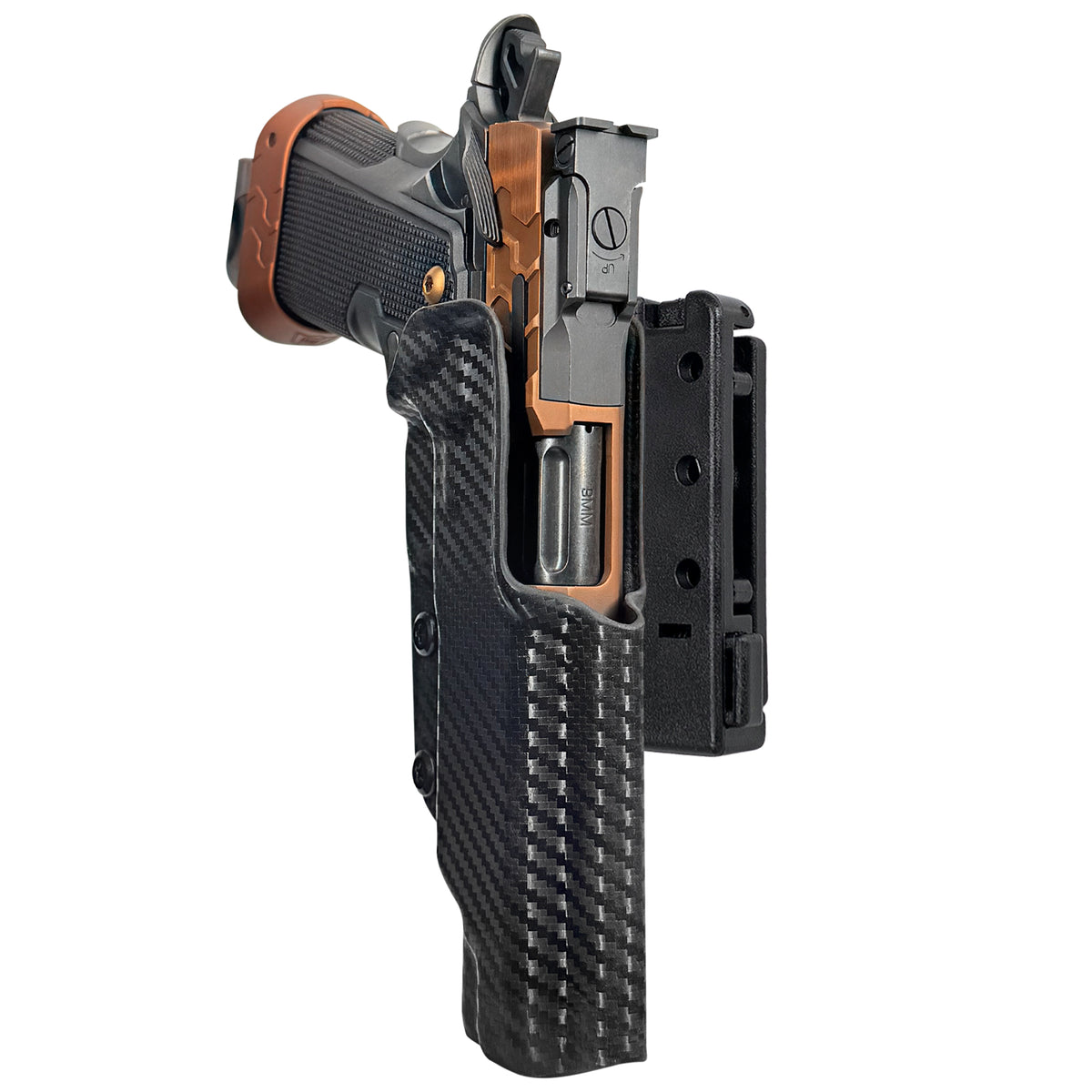 Kimber 2K11 Tapered Trigger Guard Pro IDPA Competition Holster in Carbon Fiber