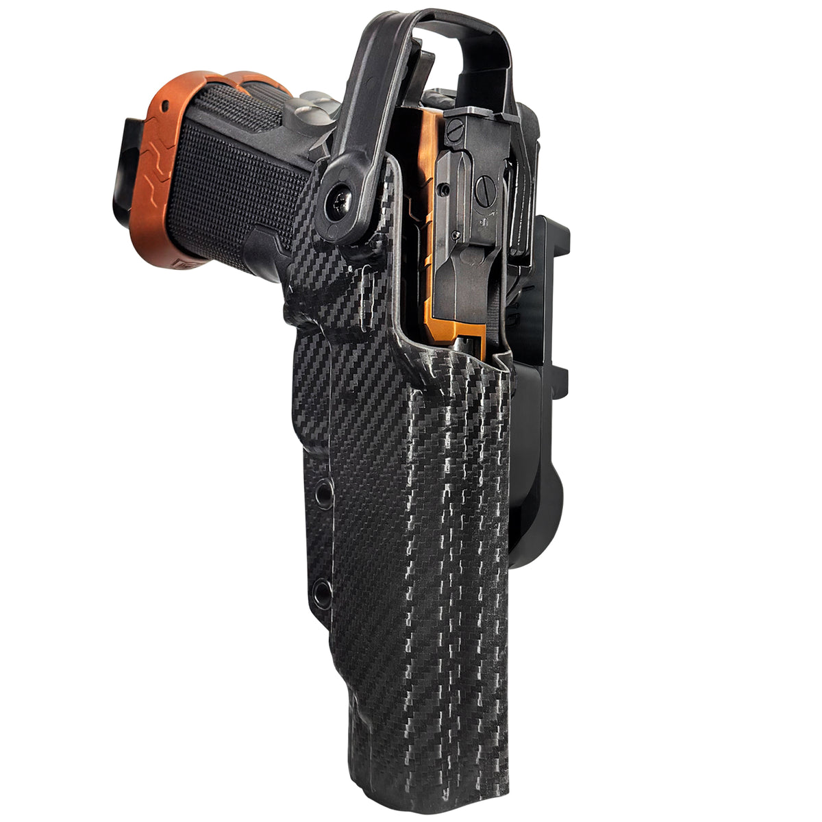 Kimber 2K11 Tapered Trigger Guard Level 2 Tactical Quick Mount Holster in Carbon Fiber