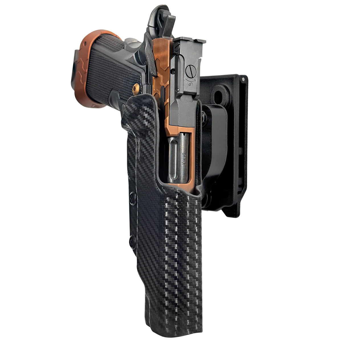 Kimber 2K11 Tapered Trigger Guard Quick Release IDPA Holster in Carbon Fiber