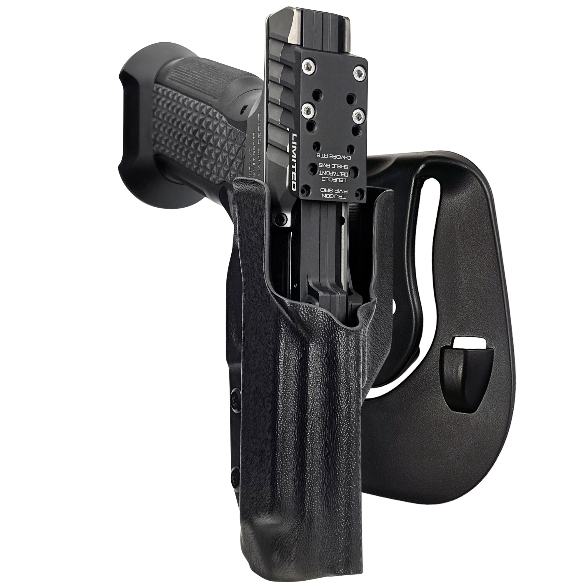 Laugo Arms Alien Creator Limited Optics OWB Paddle Holster in Black