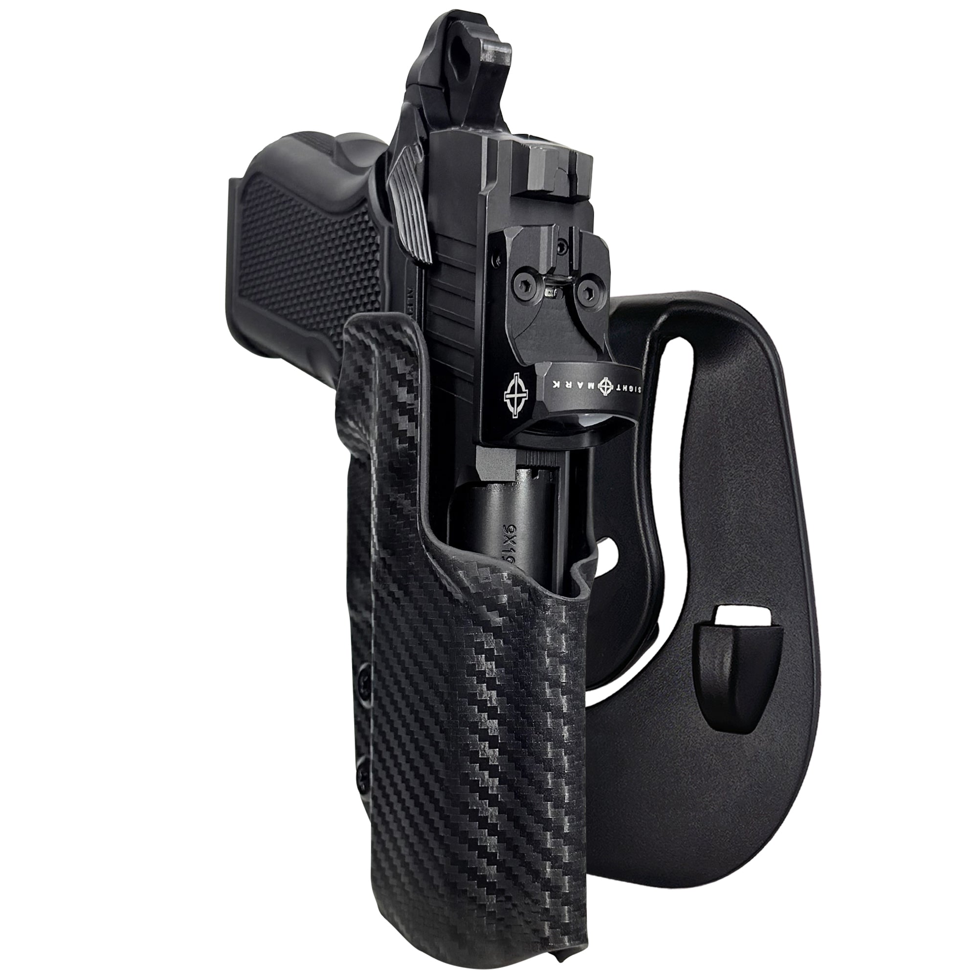 Alpha Foxtrot Attila OWB Paddle Holster in Carbon Fiber