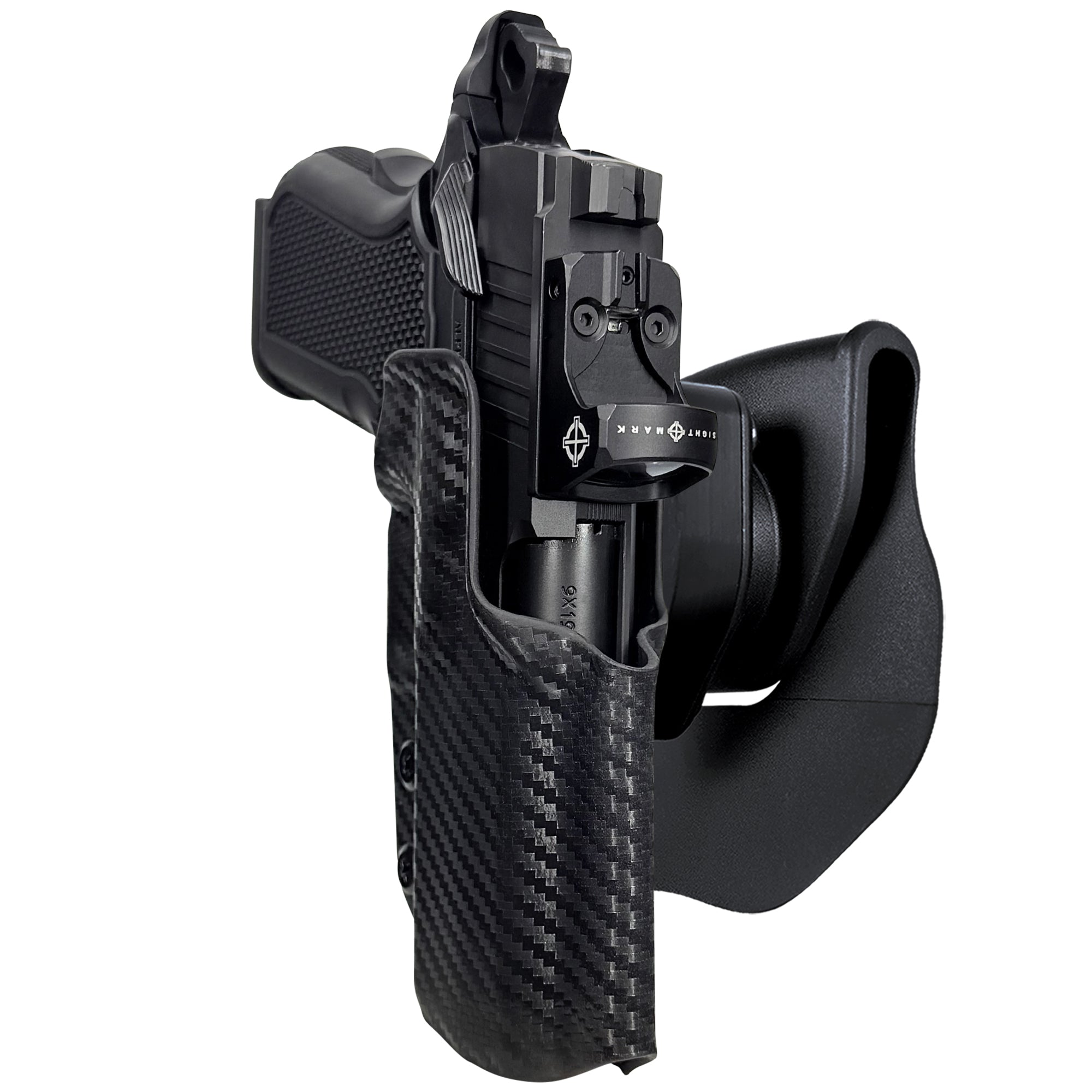 Alpha Foxtrot Attila OWB Quick Release Paddle Holster in Carbon Fiber