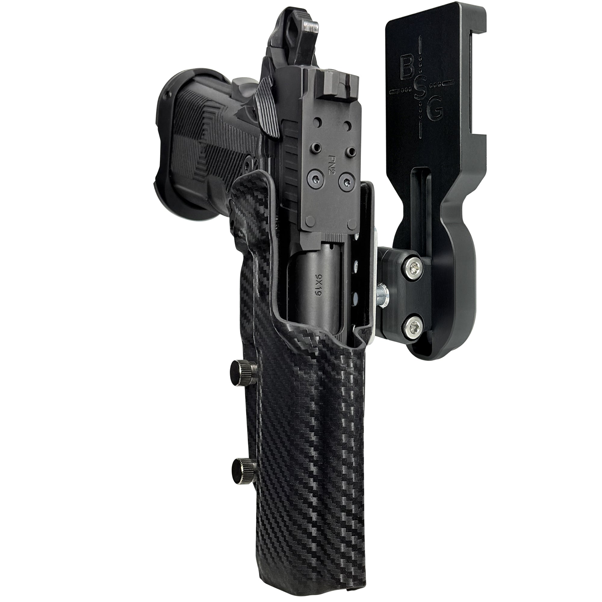 AF Romulus 4.25'' Comp Pro Ball Joint Competition Holster in Carbon Fiber