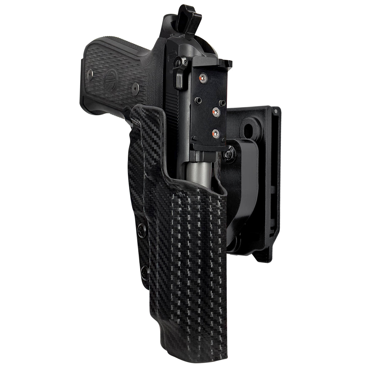 Beretta 92G Elite LTT Quick Release IDPA Holster in Carbon Fiber