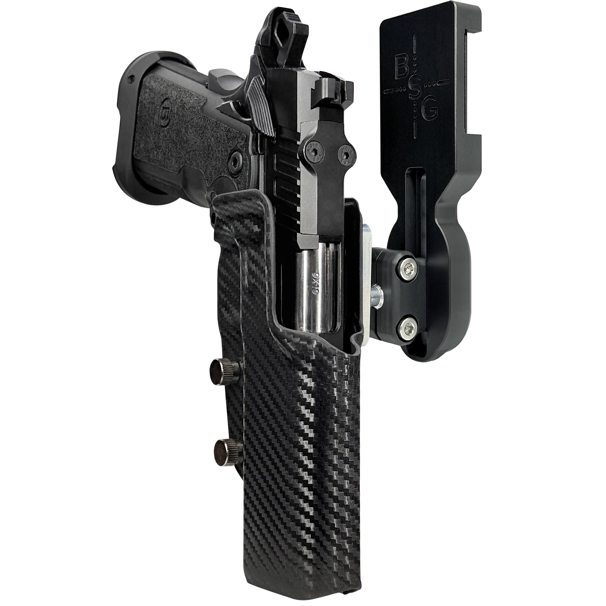 Bersa M2XI Pro Ball Joint Competition Holster in Carbon Fiber