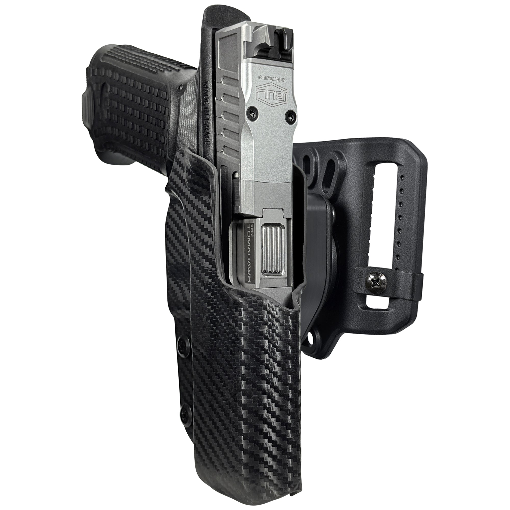 Bul AXE FS Hatchet Quick Release Belt Loop Holster in Carbon Fiber