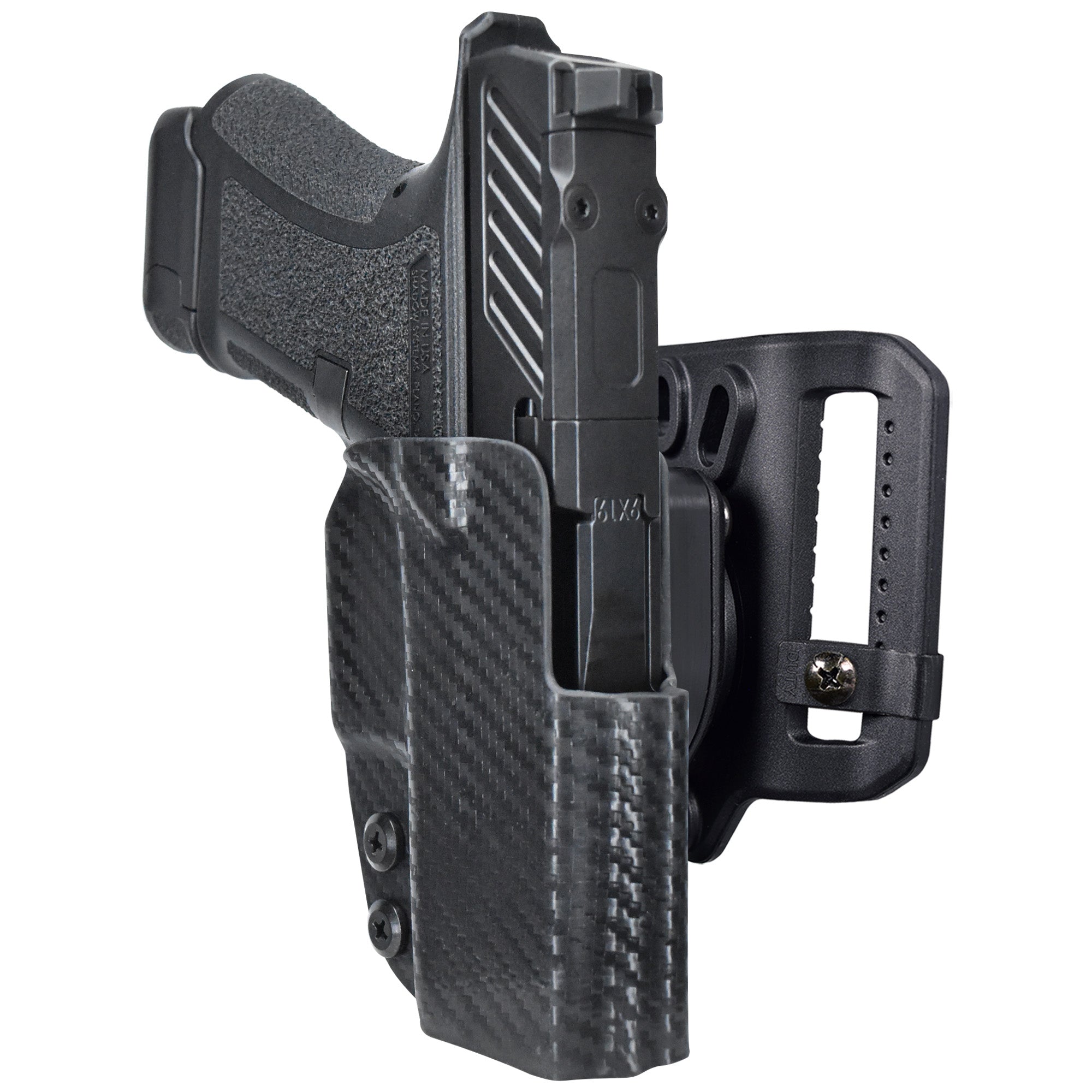 Shadow Systems CR920 Combat Quick Release Belt Loop Holster in Carbon Fiber