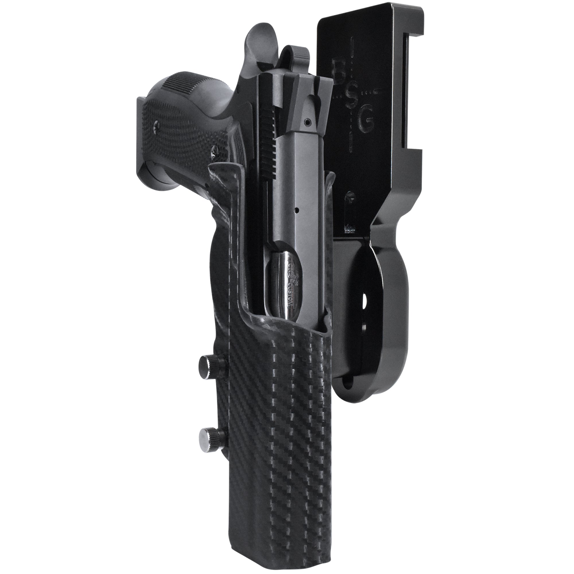 CZ A01-LD Pro Heavy Duty Competition Holster in Black / Carbon Fiber