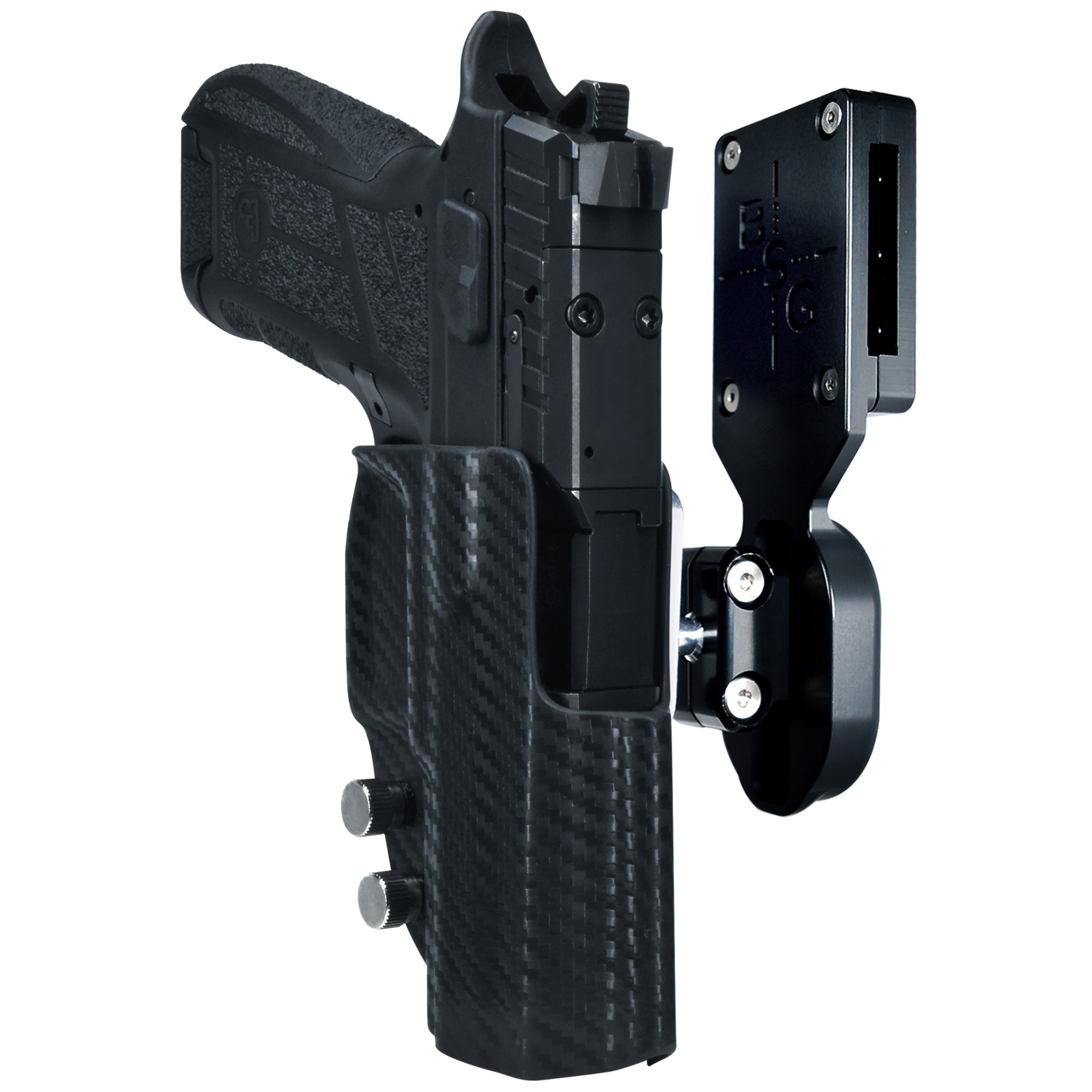 CZ P-09 C Nocturne Pro Ball Joint Competition Holster in Carbon Fiber