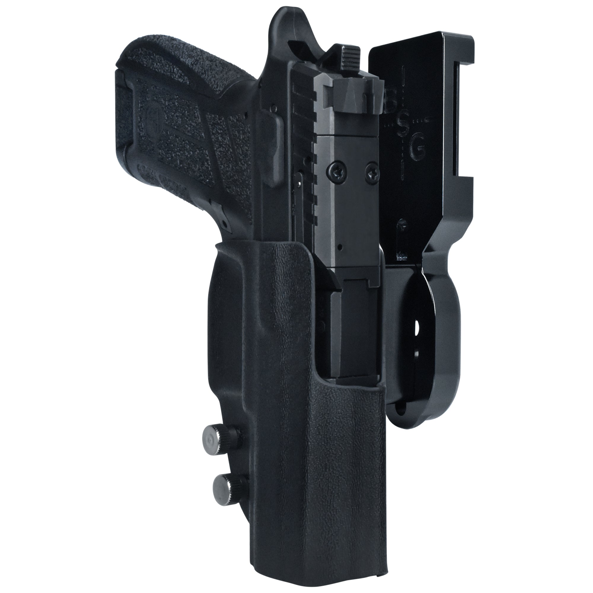 CZ P-09 C Nocturne Pro Heavy Duty Competition Holster in Black / Black