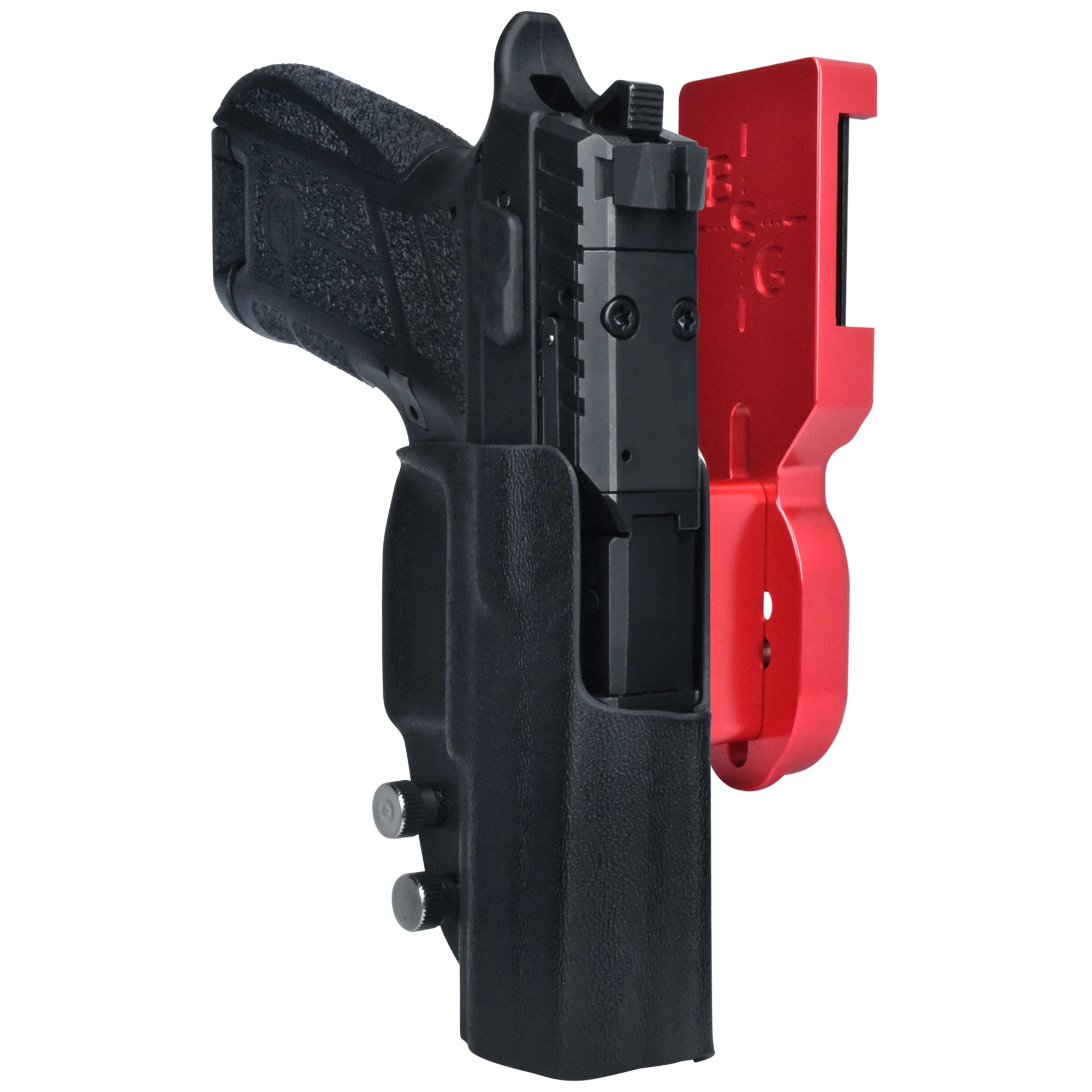 CZ P-09 C Nocturne Pro Heavy Duty Competition Holster in Red / Black
