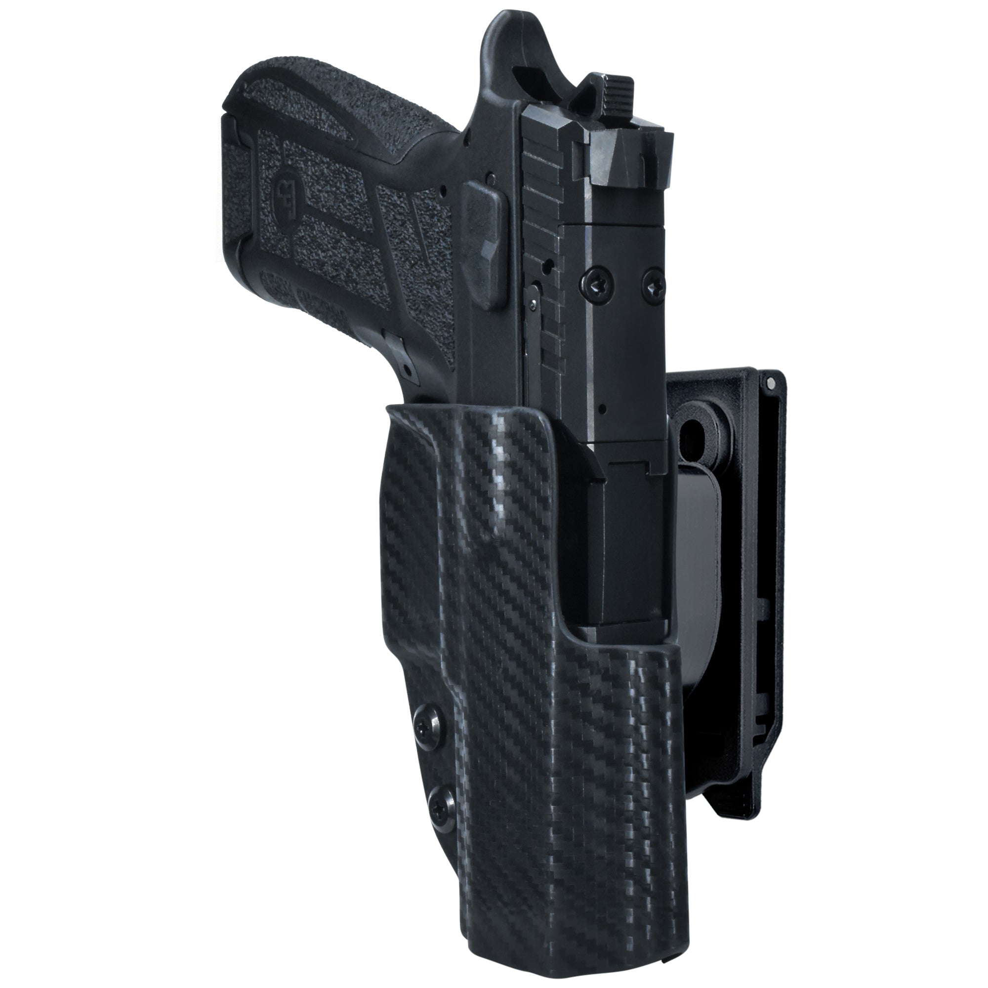 CZ P-09 C Nocturne Quick Release IDPA Holster in Carbon Fiber