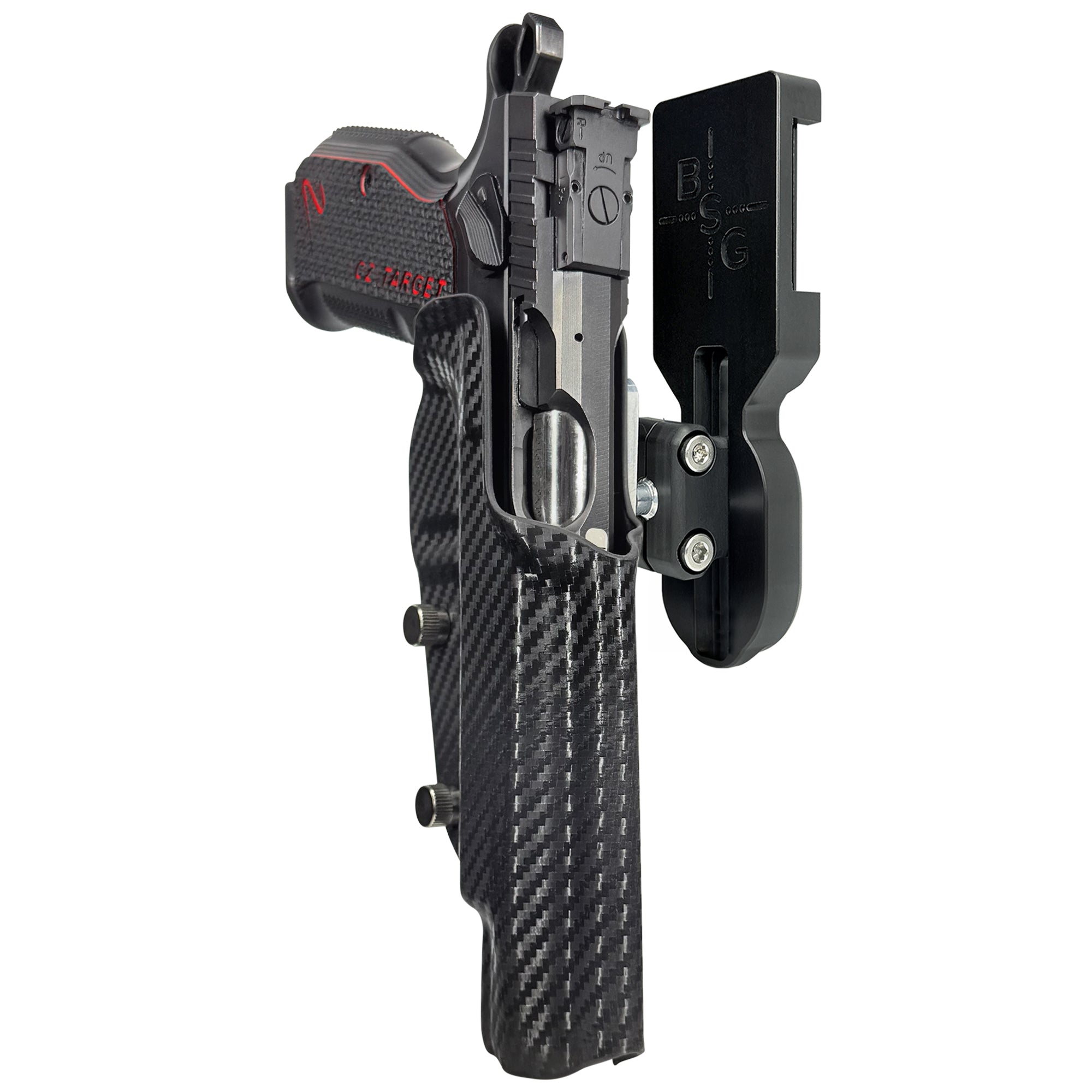 CZ Shadow 2 Target 6'' - No Weight Pro Ball Joint Competition Holster in Carbon Fiber
