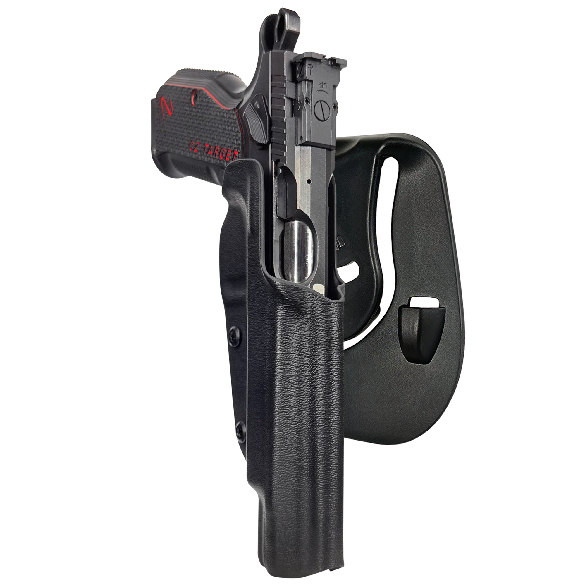 CZ Shadow 2 Target 6'' - No Weight OWB Paddle Holster in Black