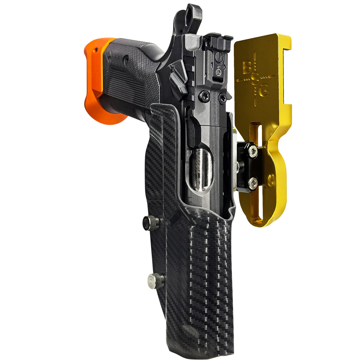 CZ Tactical Sport 3 Orange 24K Gold Pro Ball Joint Competition Holster