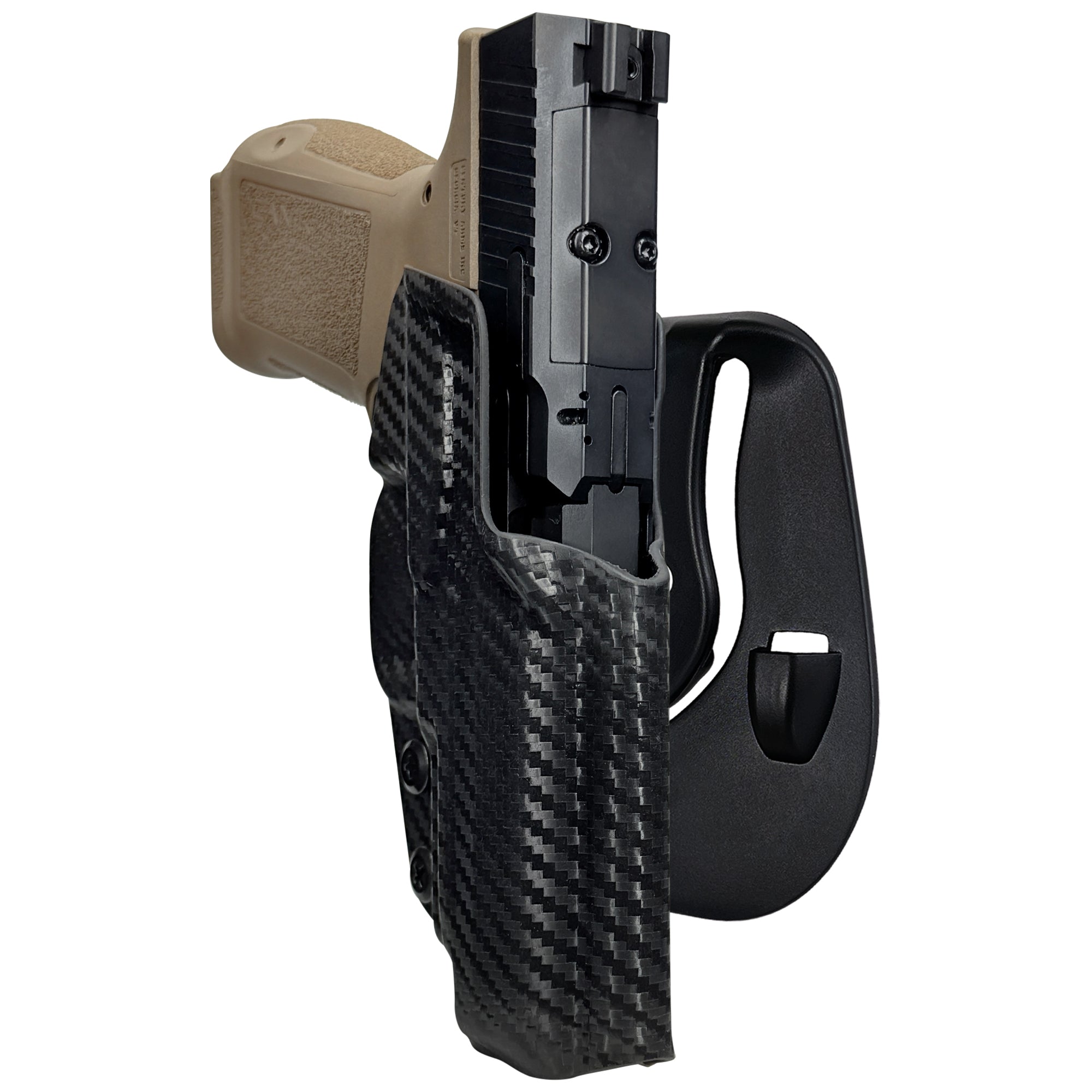 Canik METE MC9LS OWB Paddle Holster in Carbon Fiber