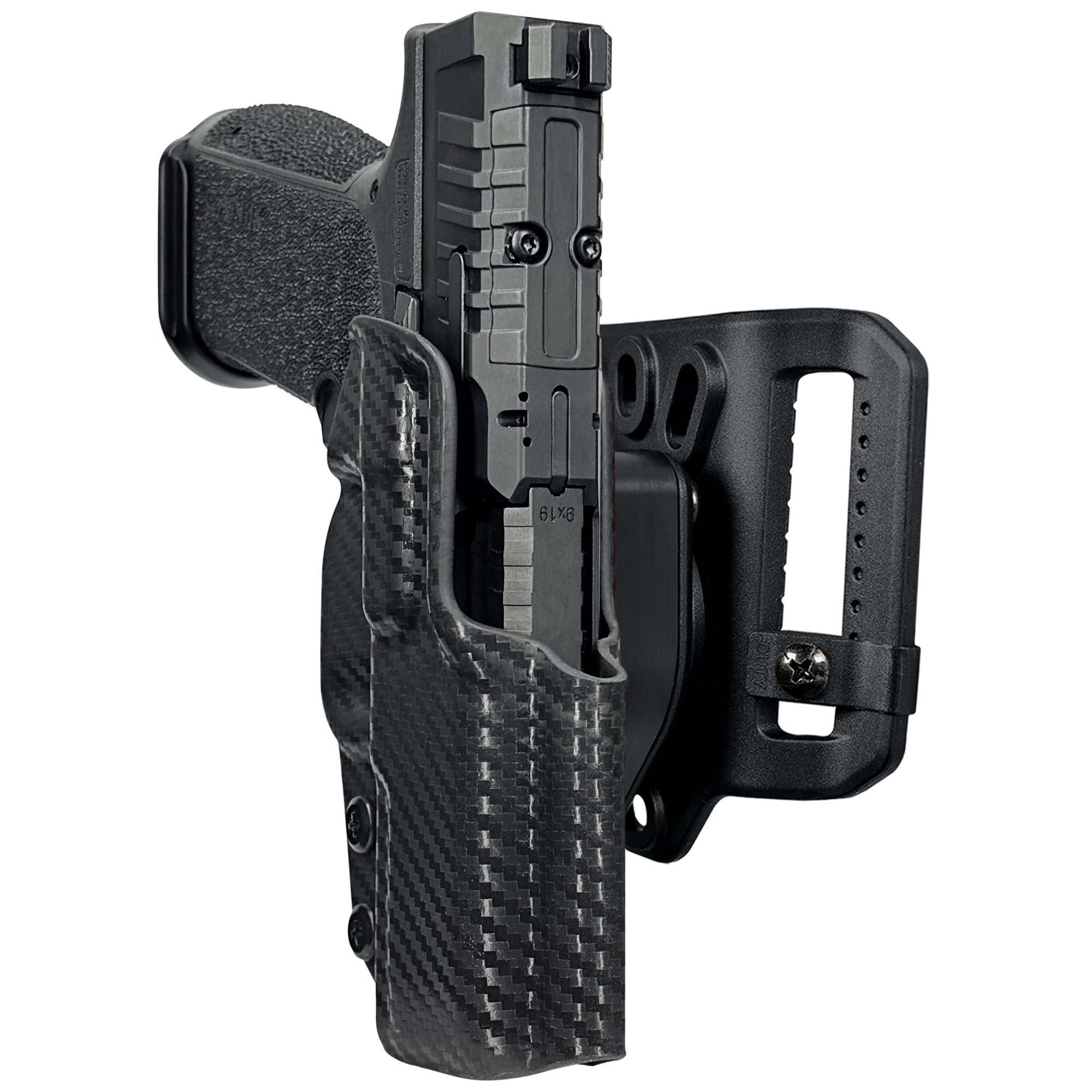 Canik METE MC9 PRIME Quick Release Belt Loop Holster in Carbon Fiber
