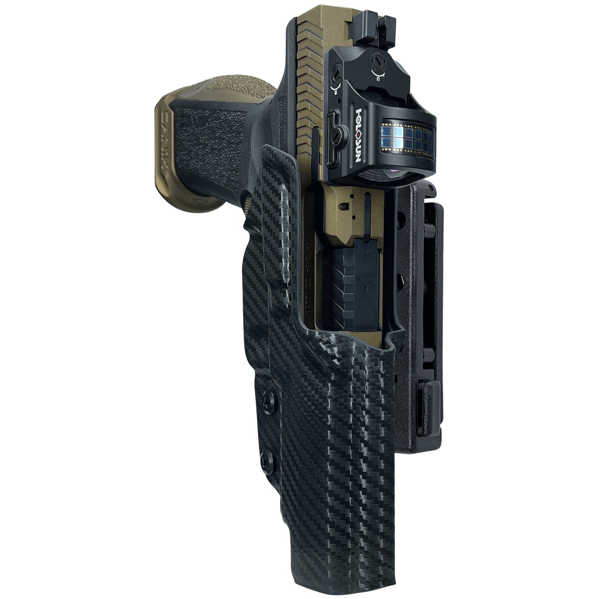 Canik TTI Combat Pro IDPA Competition Holster in Carbon Fiber