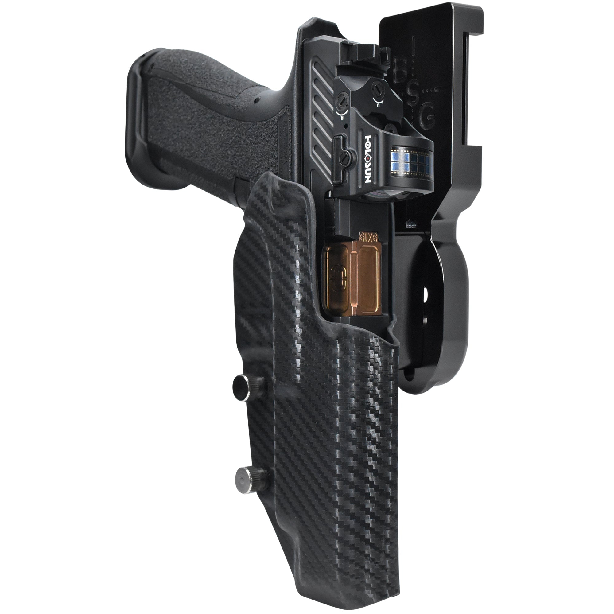 Shadow Systems DR920L Elite Pro Heavy Duty Competition Holster in Black / Carbon Fiber