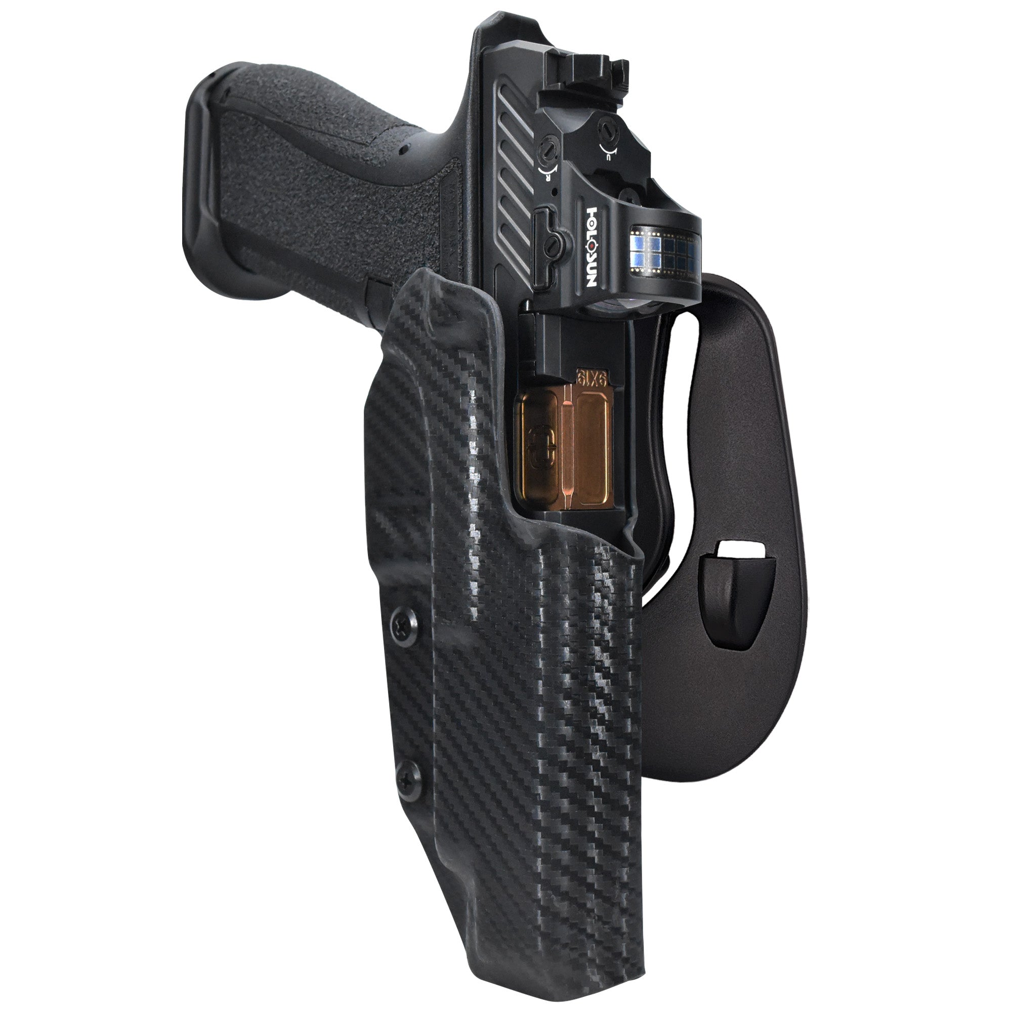 Shadow Systems DR920L Elite OWB Paddle Holster in Carbon Fiber