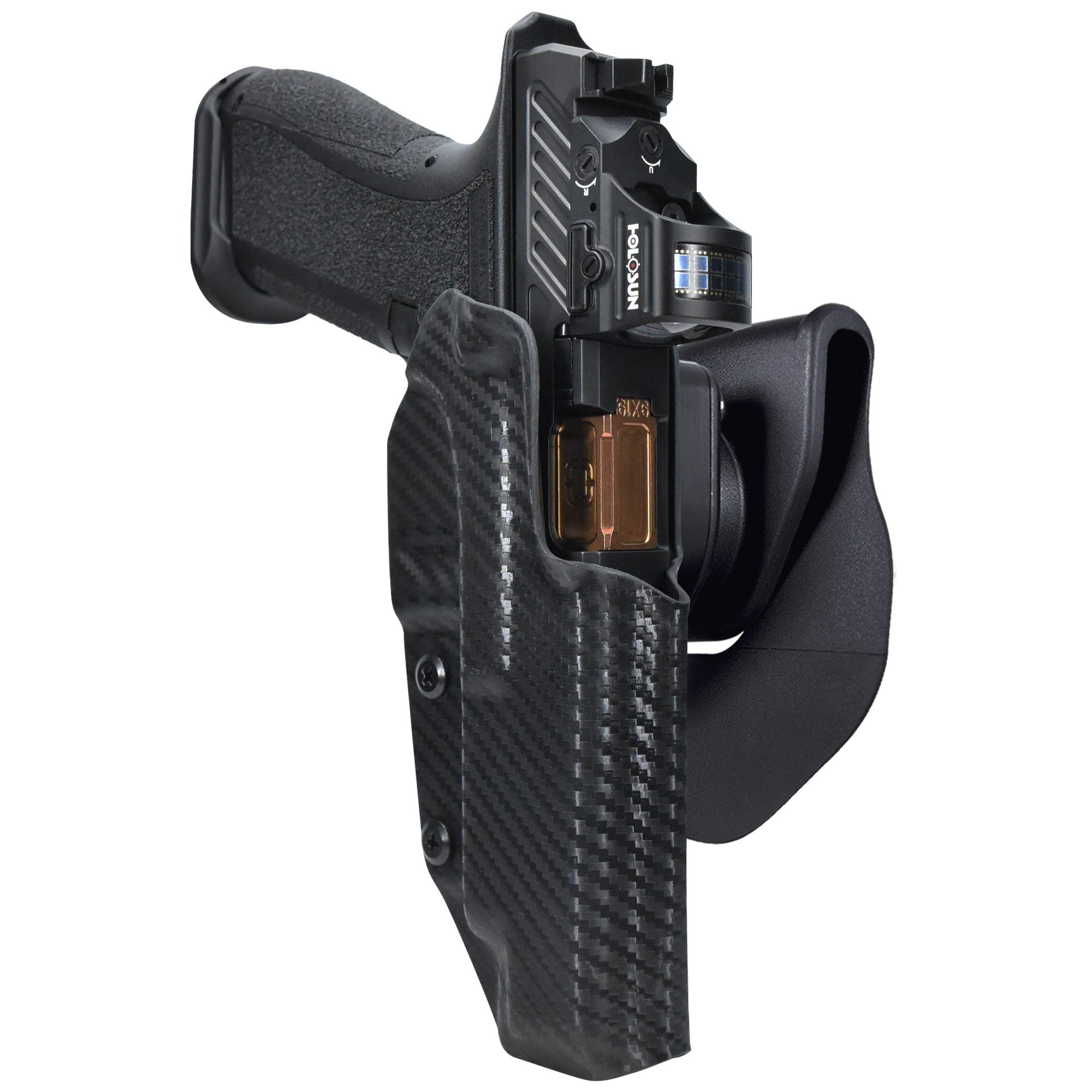 Shadow Systems DR920L Elite OWB Quick Release Paddle Holster in Carbon Fiber