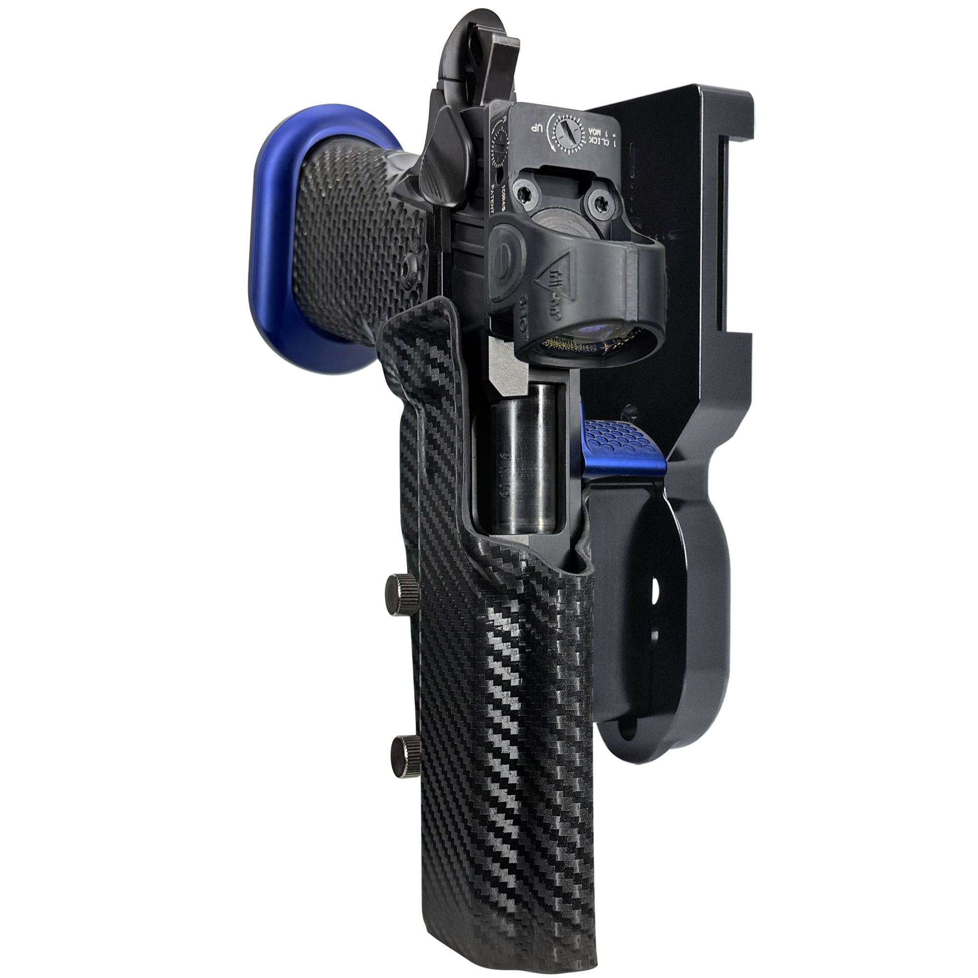 MPA DS9 LOC V2 Pro Heavy Duty Competition Holster in Black / Carbon Fiber