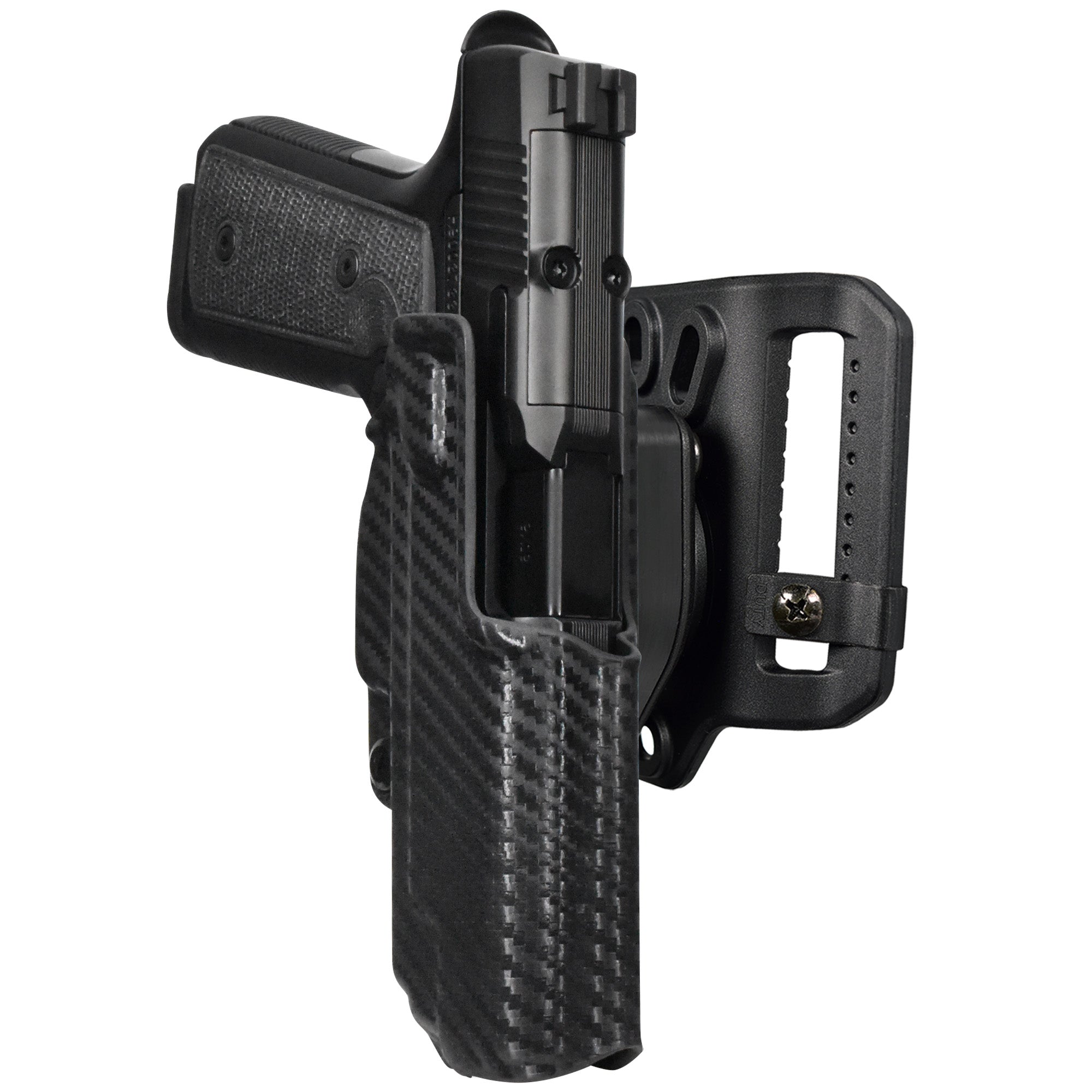 Daniel Defense H9 Quick Release Belt Loop Holster in Carbon Fiber