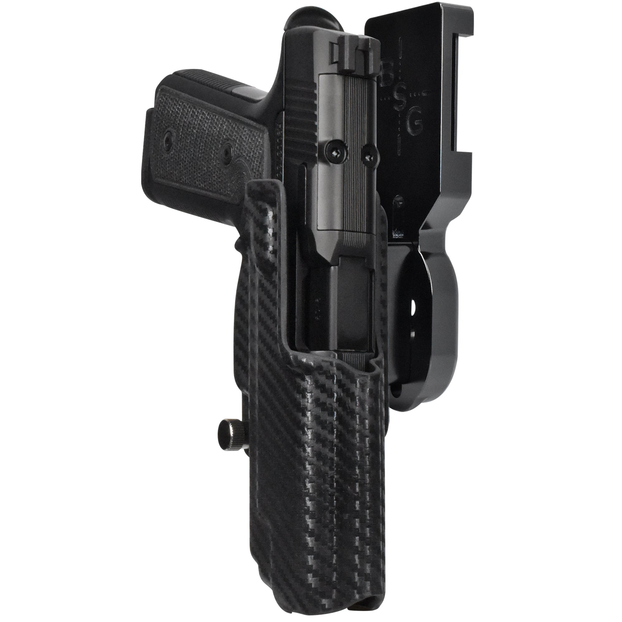 Daniel Defense H9 Pro Heavy Duty Competition Holster in Black / Carbon Fiber
