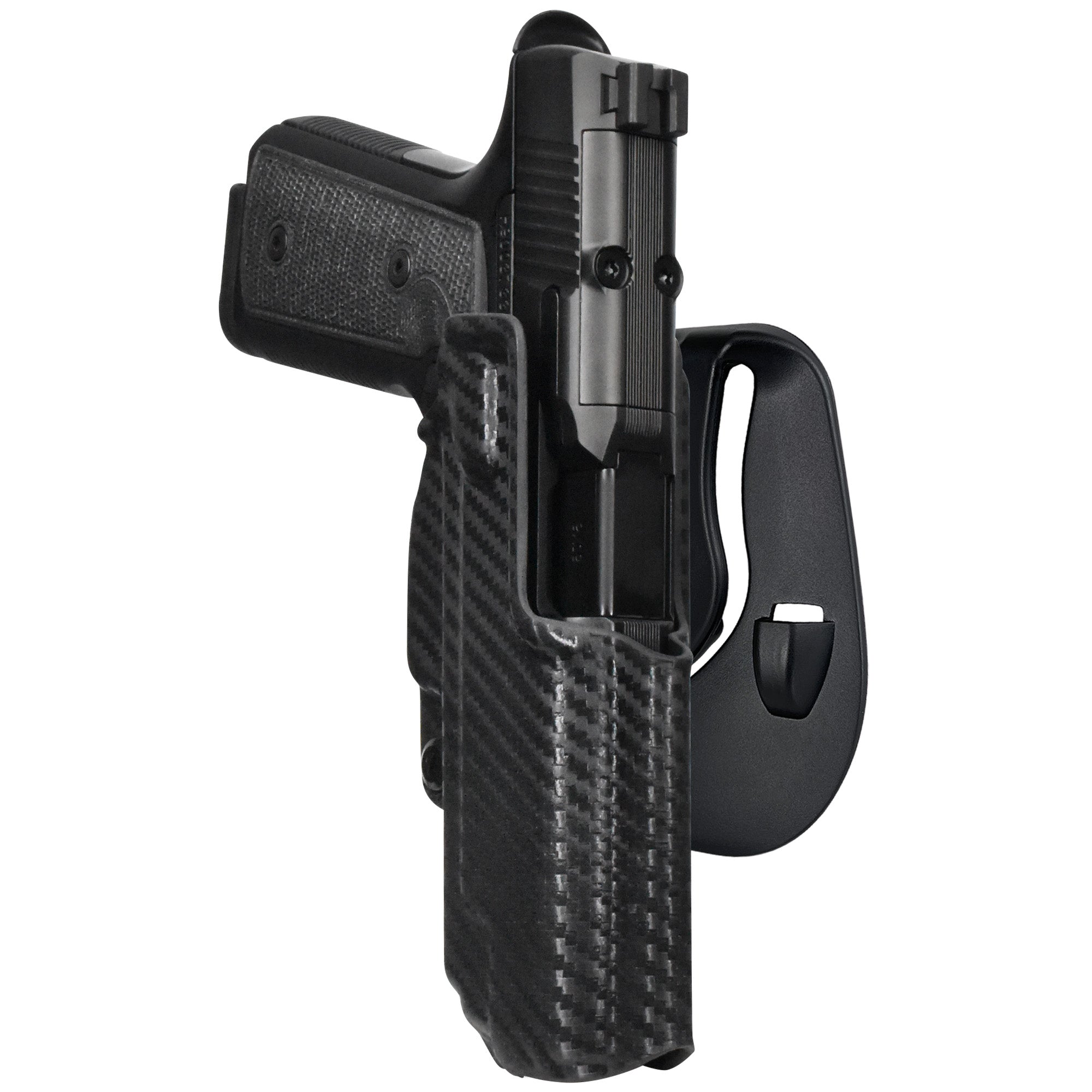 Daniel Defense H9 OWB Paddle Holster in Carbon Fiber