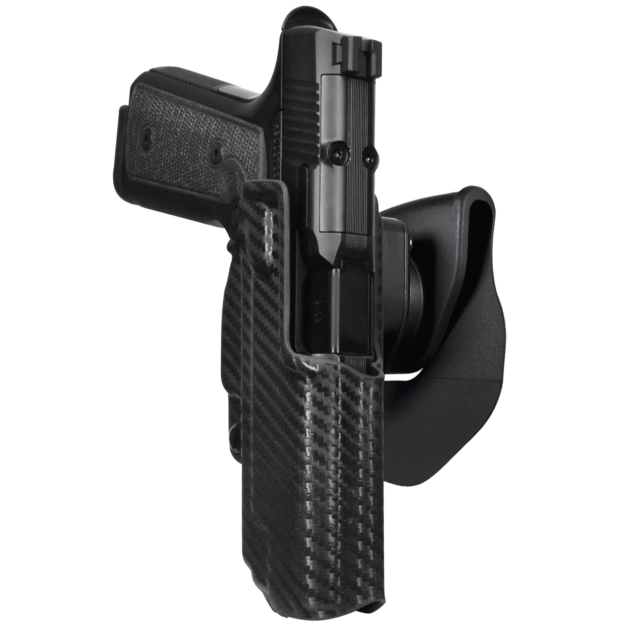 Daniel Defense H9 OWB Quick Release Paddle Holster in Carbon Fiber
