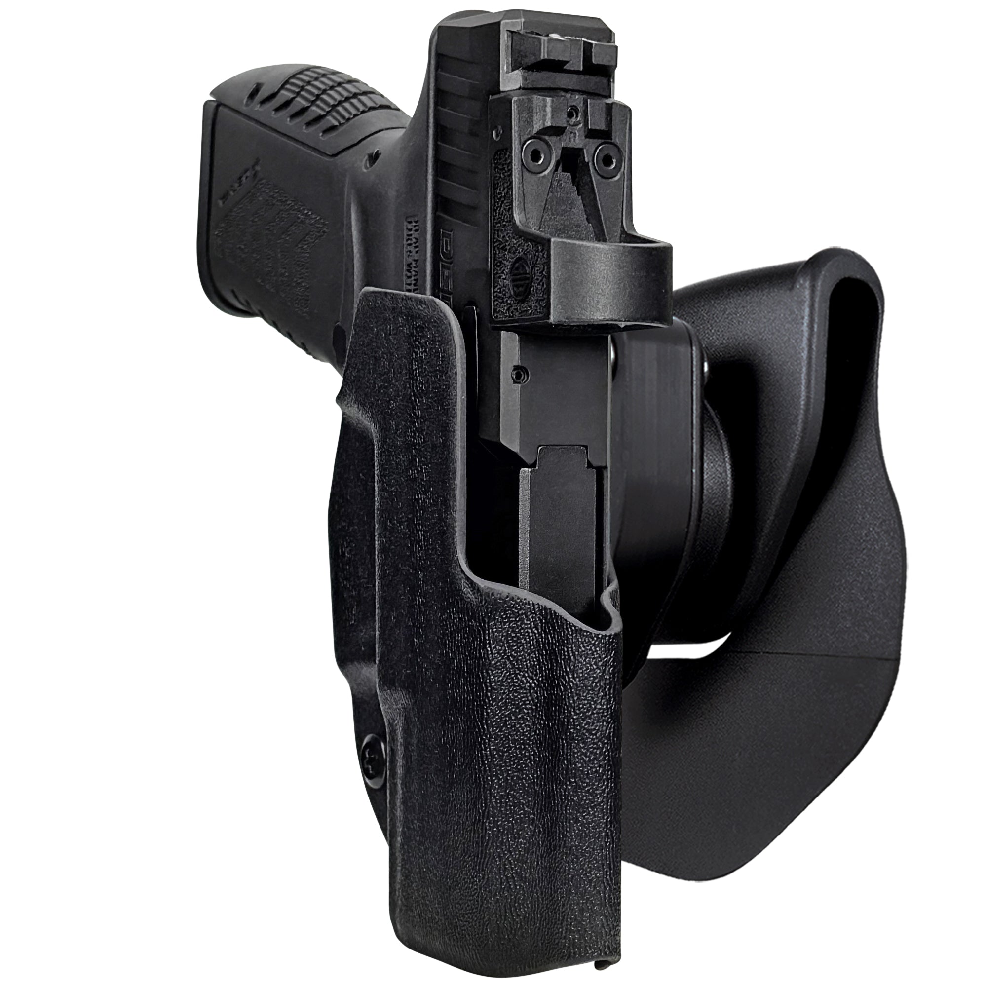 Derya DY9Z OWB Quick Release Paddle Holster in Black