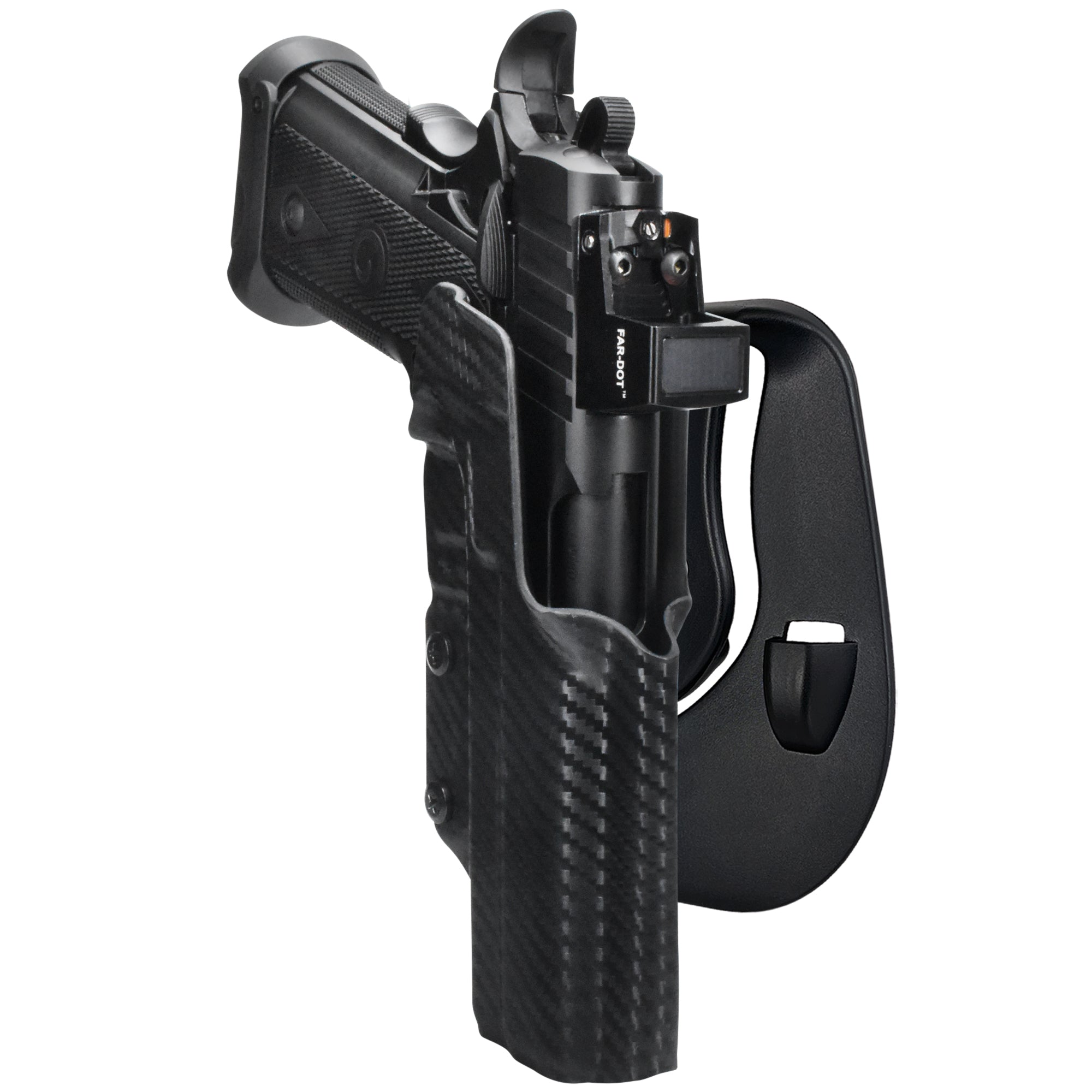 Girsan Witness 2311 OWB Paddle Holster in Carbon Fiber