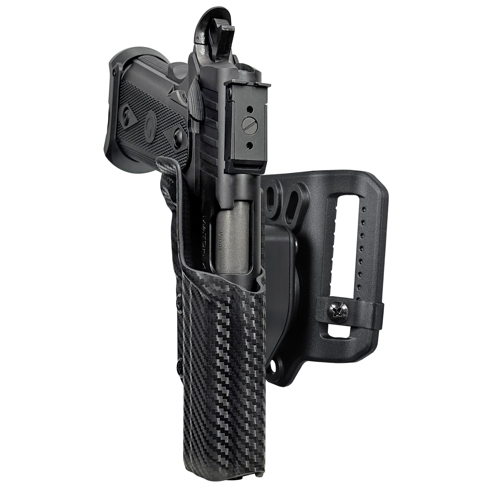 Witness2311 Match X Quick Release Belt Loop Holster in Carbon Fiber
