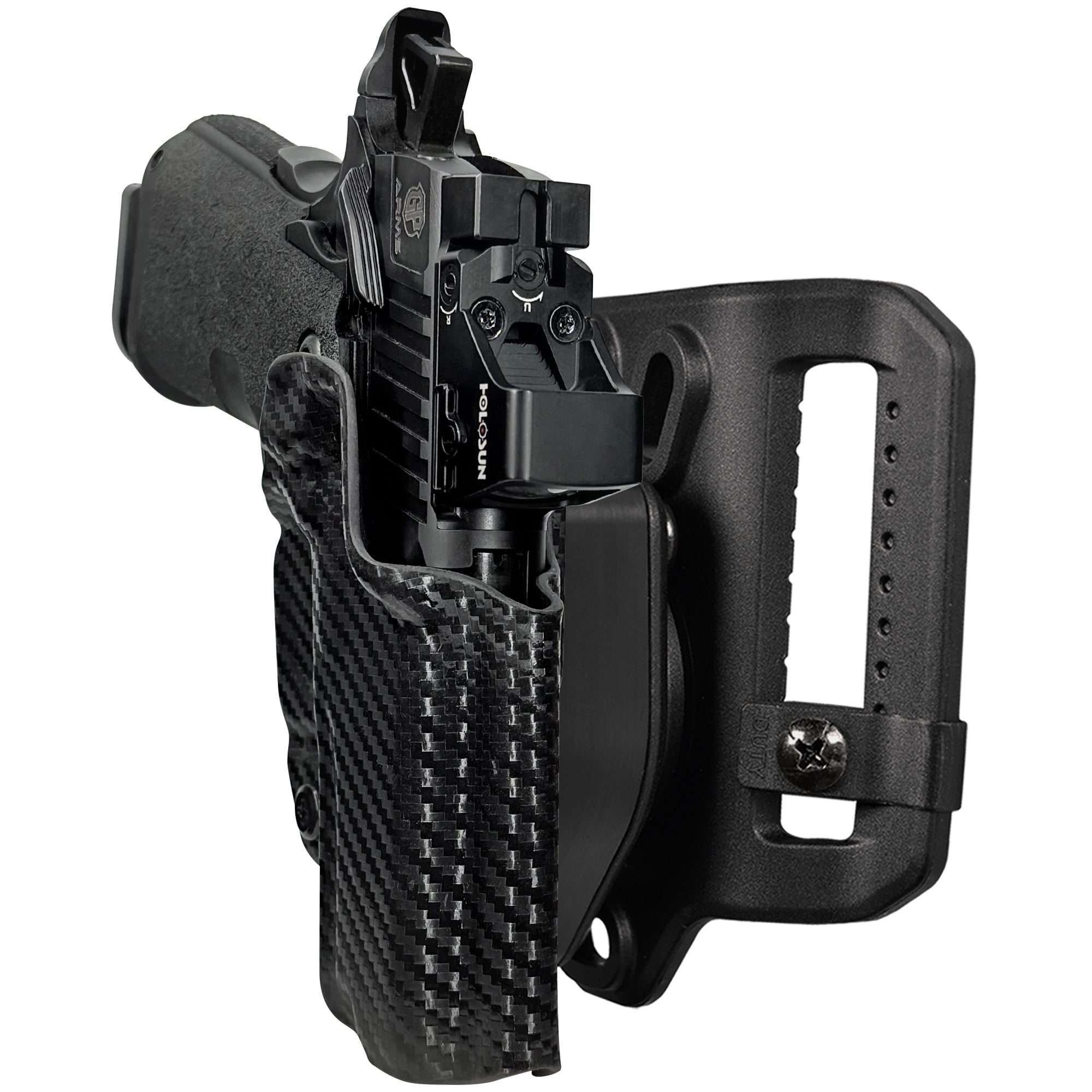 GP Arms Forza 3.1 Quick Release Belt Loop Holster in Carbon Fiber