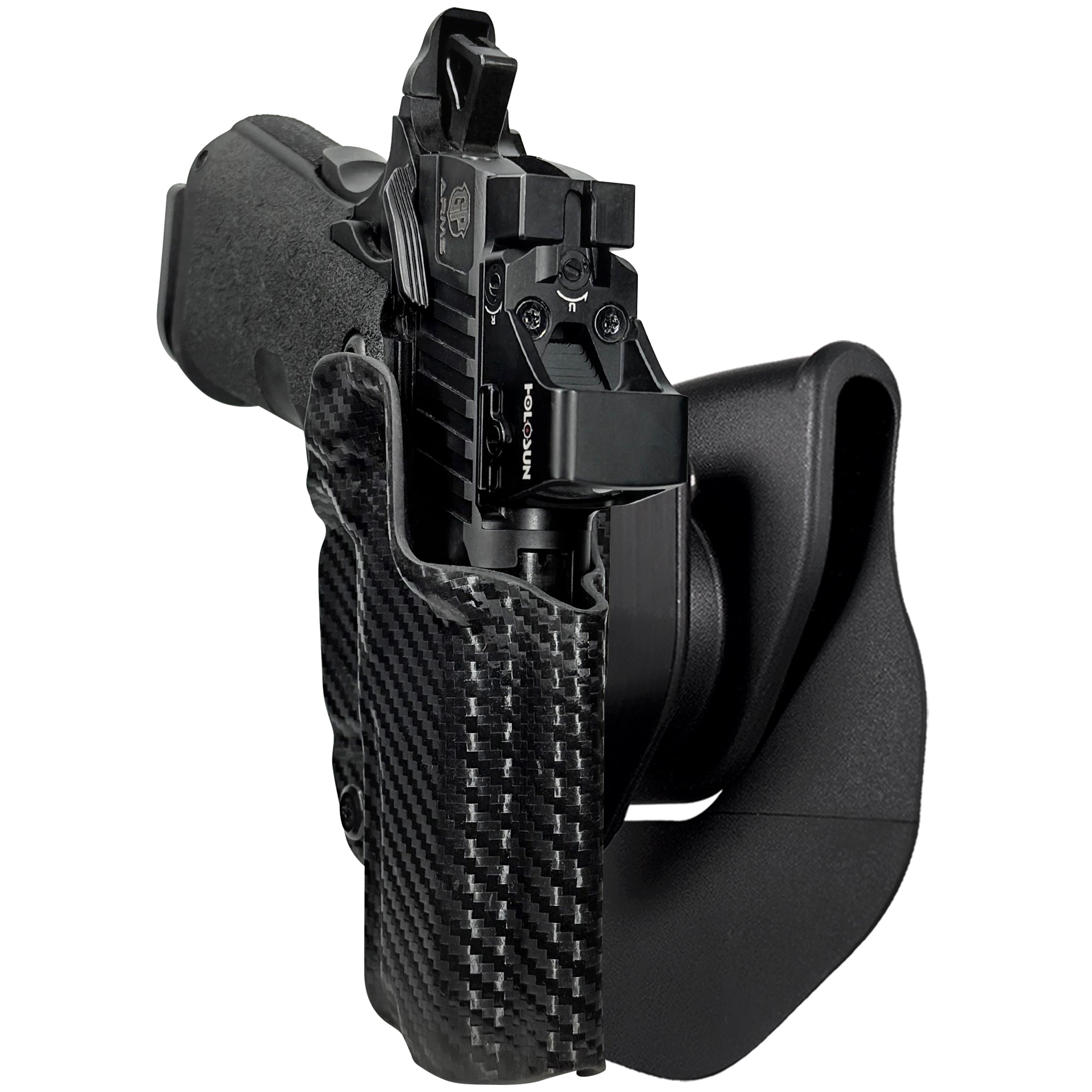 GP Arms Forza 3.1 OWB Quick Release Paddle Holster in Carbon Fiber