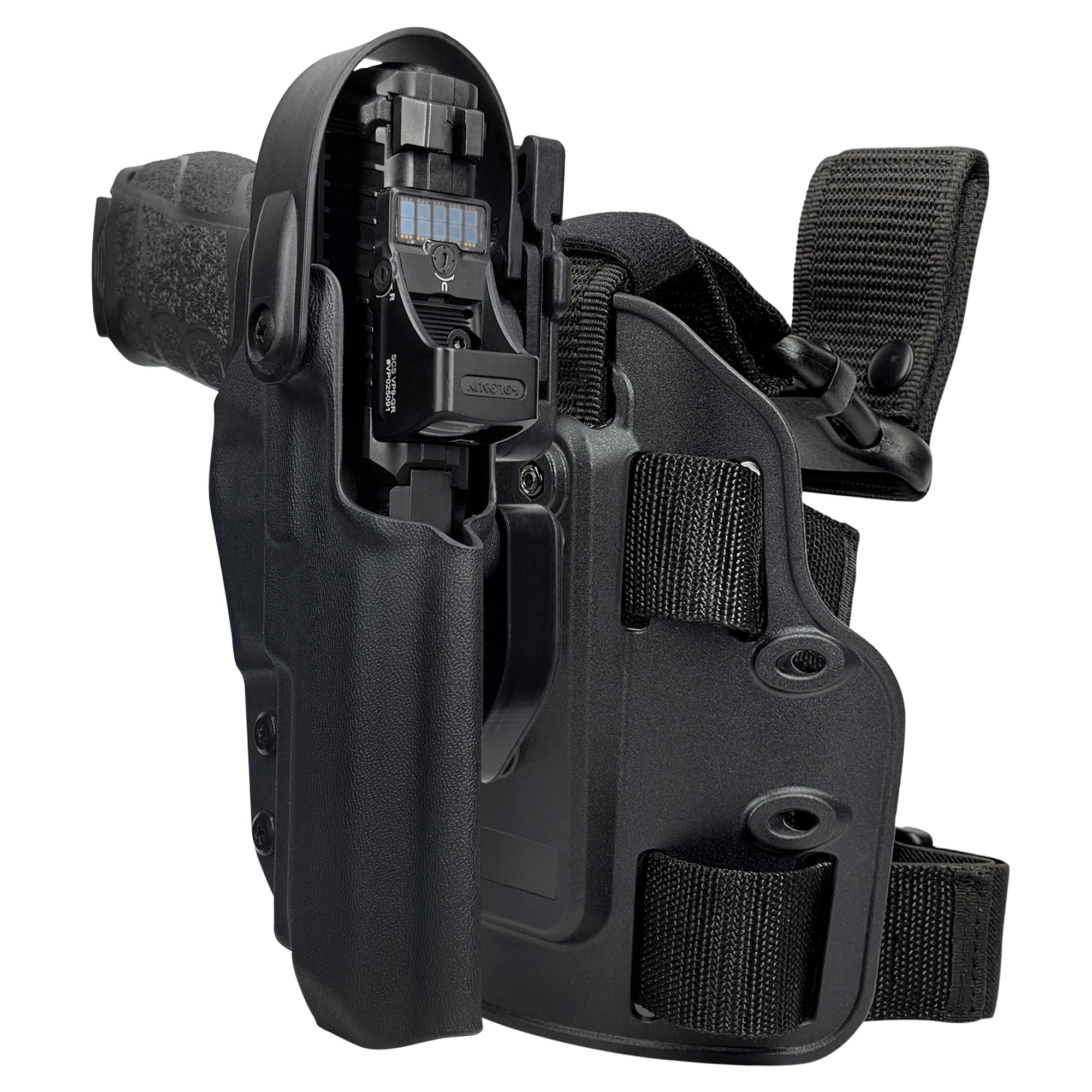 Level II Duty Drop Leg Holster for H&K VP9A1 F in Black
