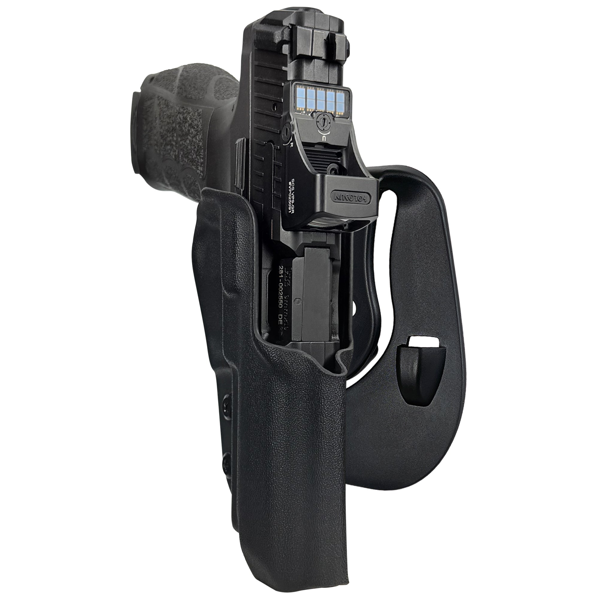 H&K VP9AF 1 OWB Paddle Holster in Black