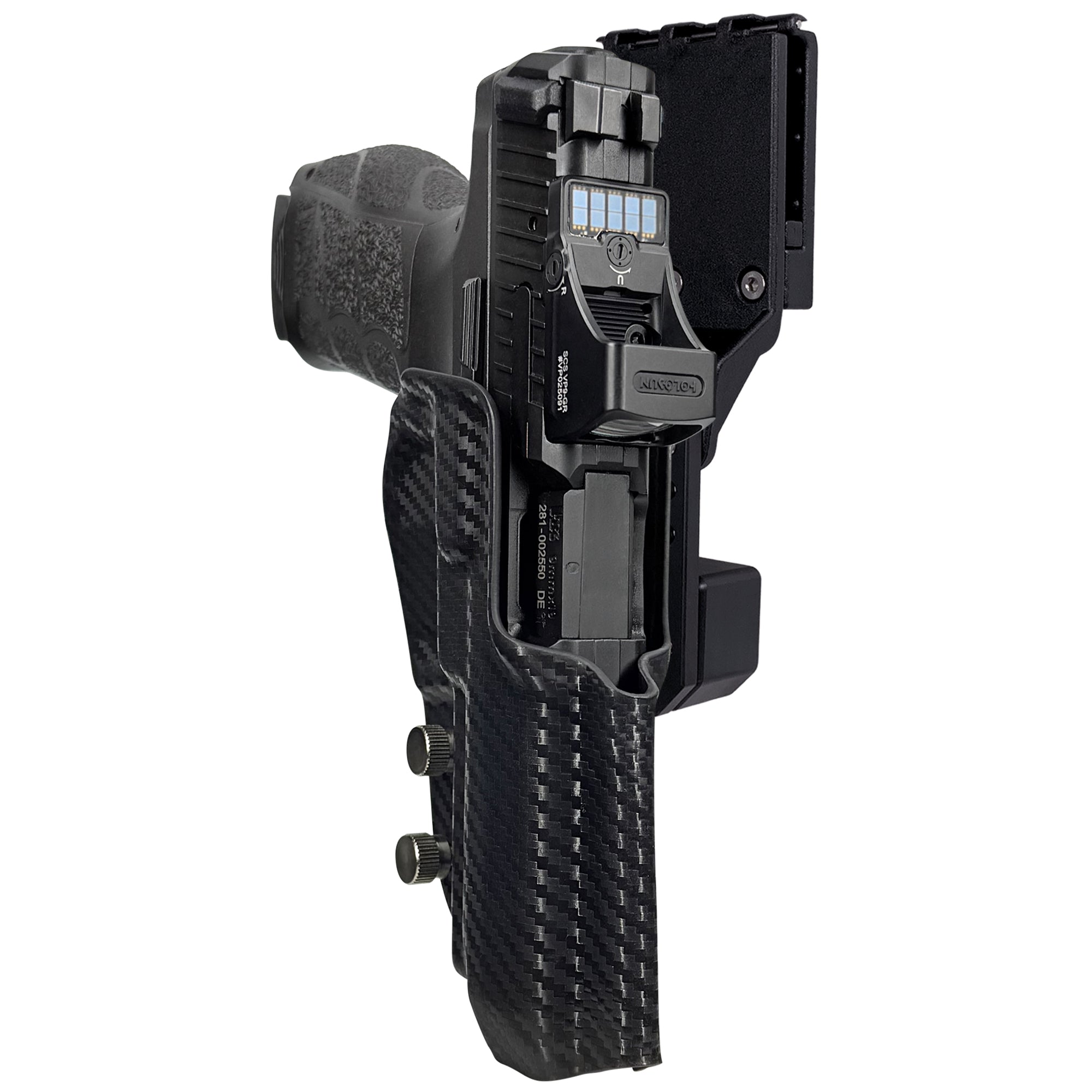 H&K VP9AF 1 Pro Competition Holster in Carbon Fiber