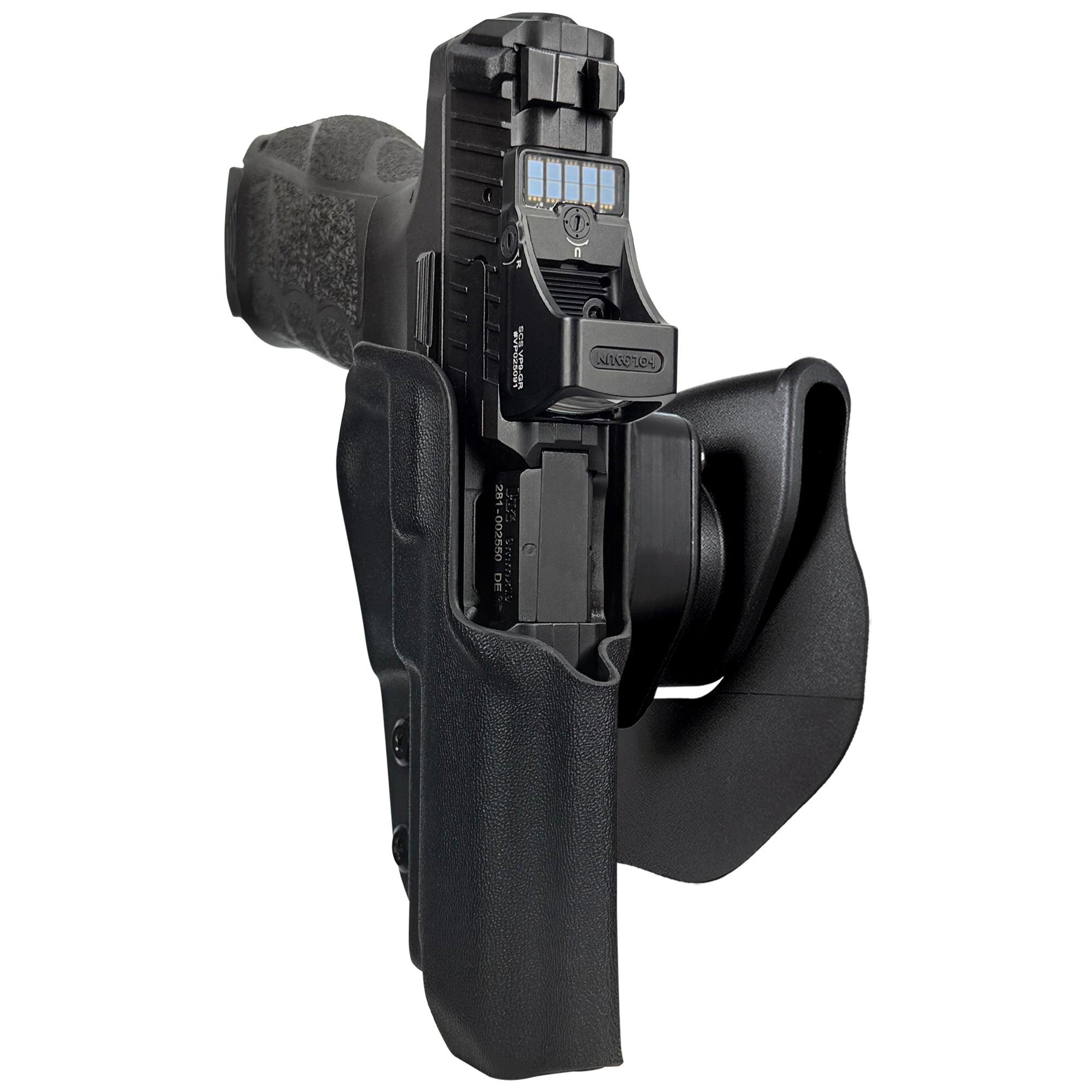 H&K VP9AF 1 OWB Quick Release Paddle Holster in Black