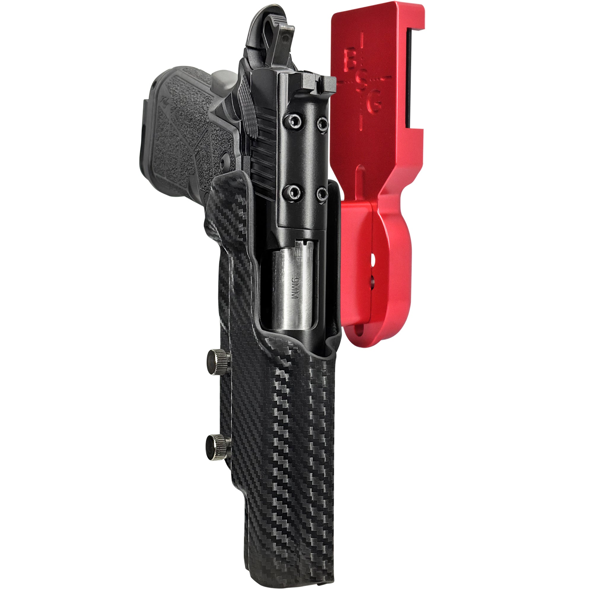 Kimber 1911 DS Warrior Pro Heavy Duty Competition Holster Pro Heavy Duty Competition Holster Red / Carbon Fiber