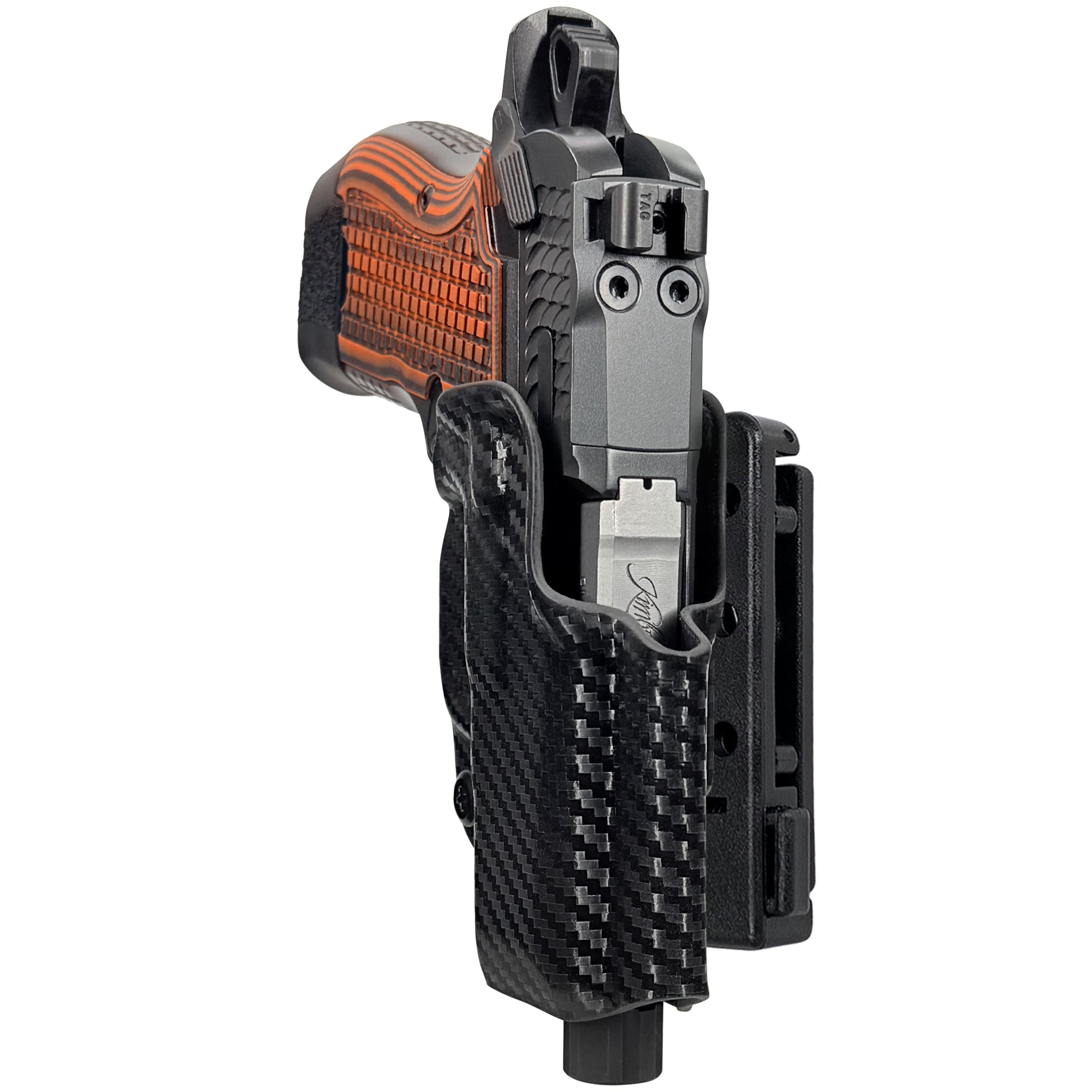 Kimber CDS9 w/ Rail Pro IDPA Competition Holster in Carbon Fiber