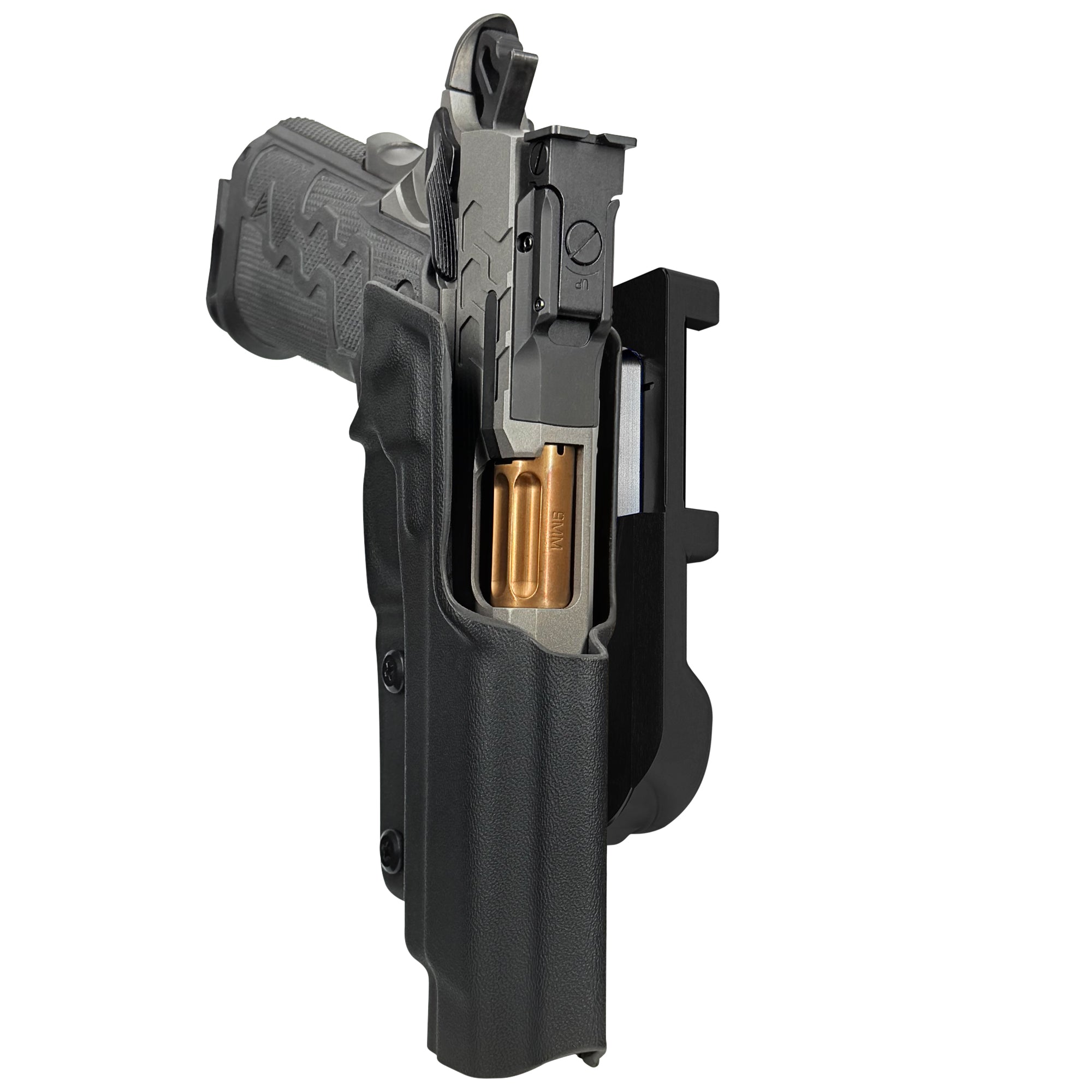 Kimber 2K11 IDPA Quick Mount Holster with Black Belt Attachment, Black Holster Shell