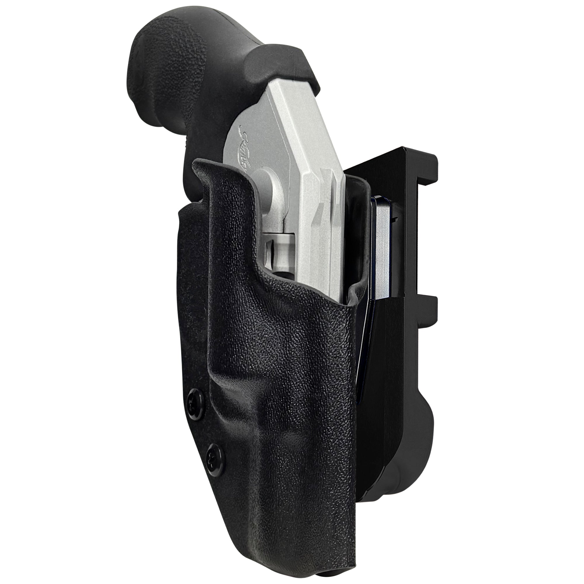 Kimber K6xs IDPA Quick Mount Holster with Black Belt Attachment, Black Holster Shell