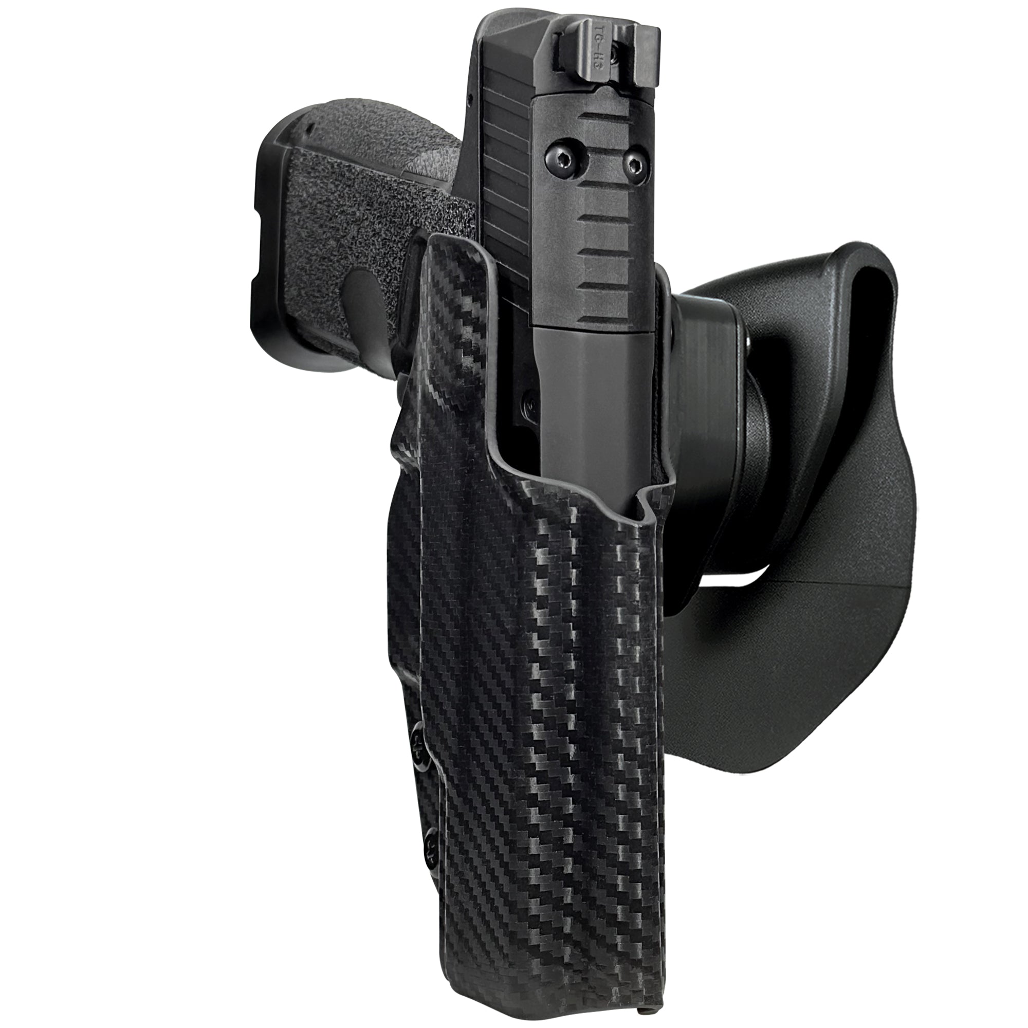 Kimber R7 Mako CC OWB Quick Release Paddle Holster in Carbon Fiber