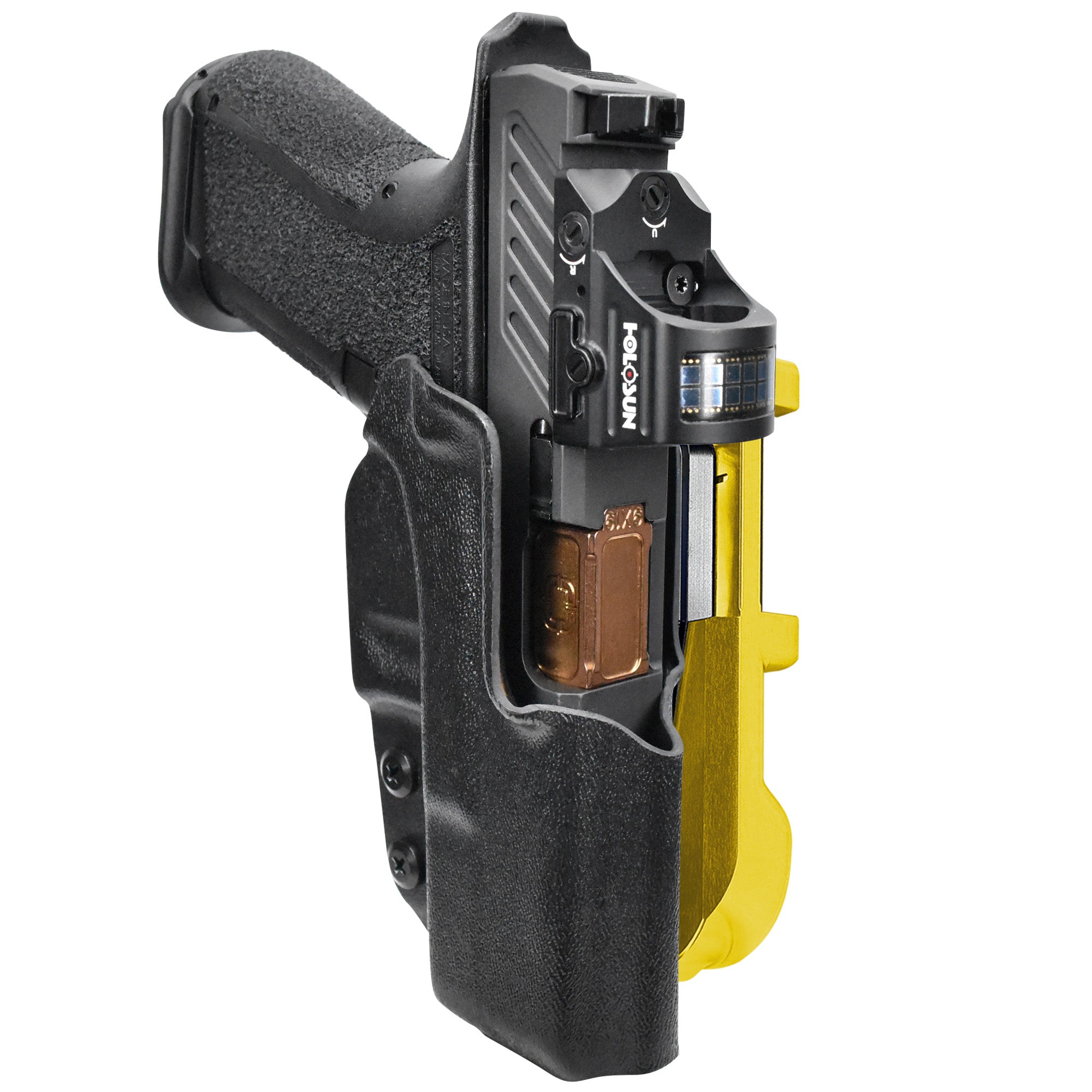 Shadow Systems MR920 IDPA Quick Mount Holster with 24K Gold Belt Attachment, Black Holster Shell